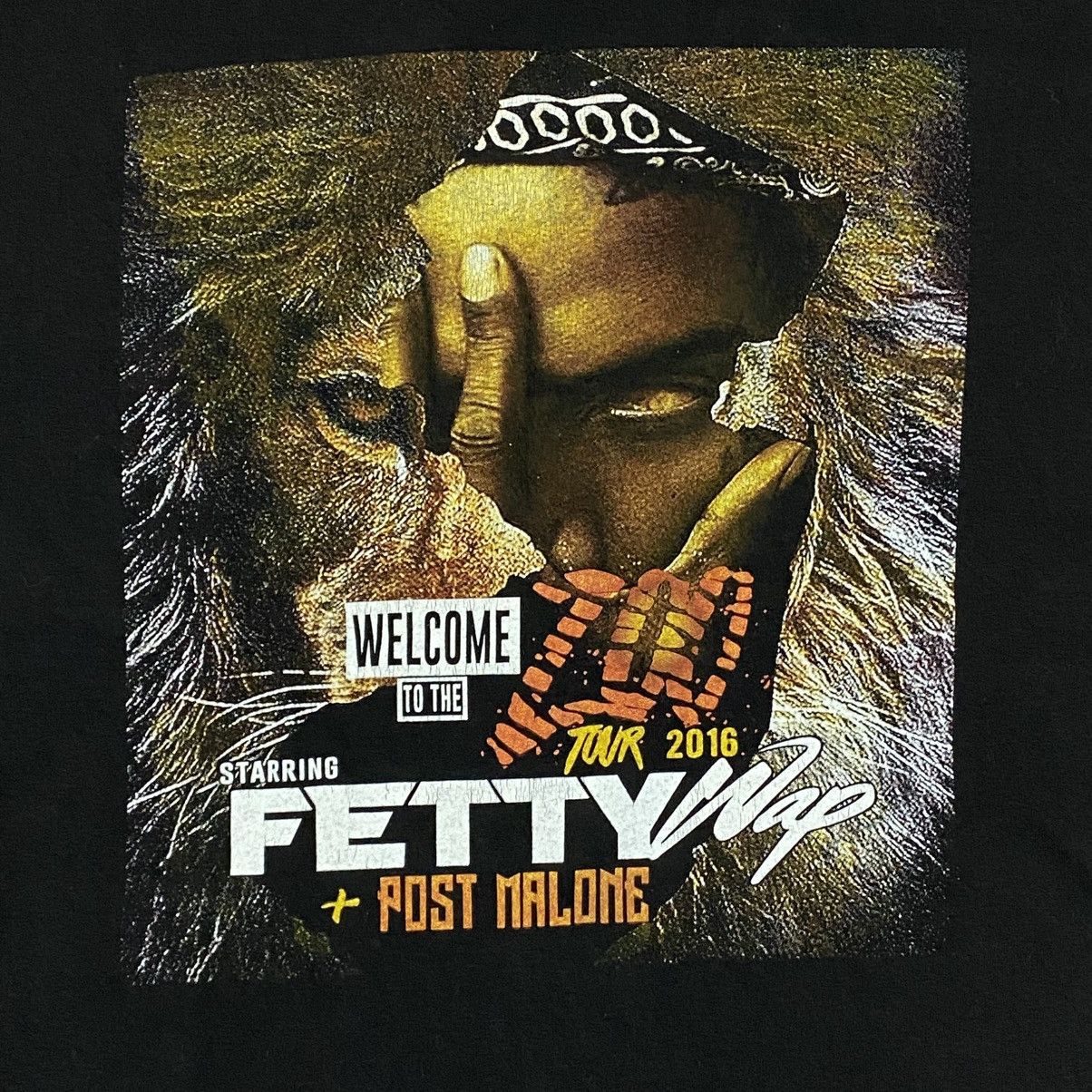 Band Tees × Rap Tees Rap tee fetty wap X post malone tour 2016 backhit Size US L / EU 52-54 / 3 - 3 Thumbnail