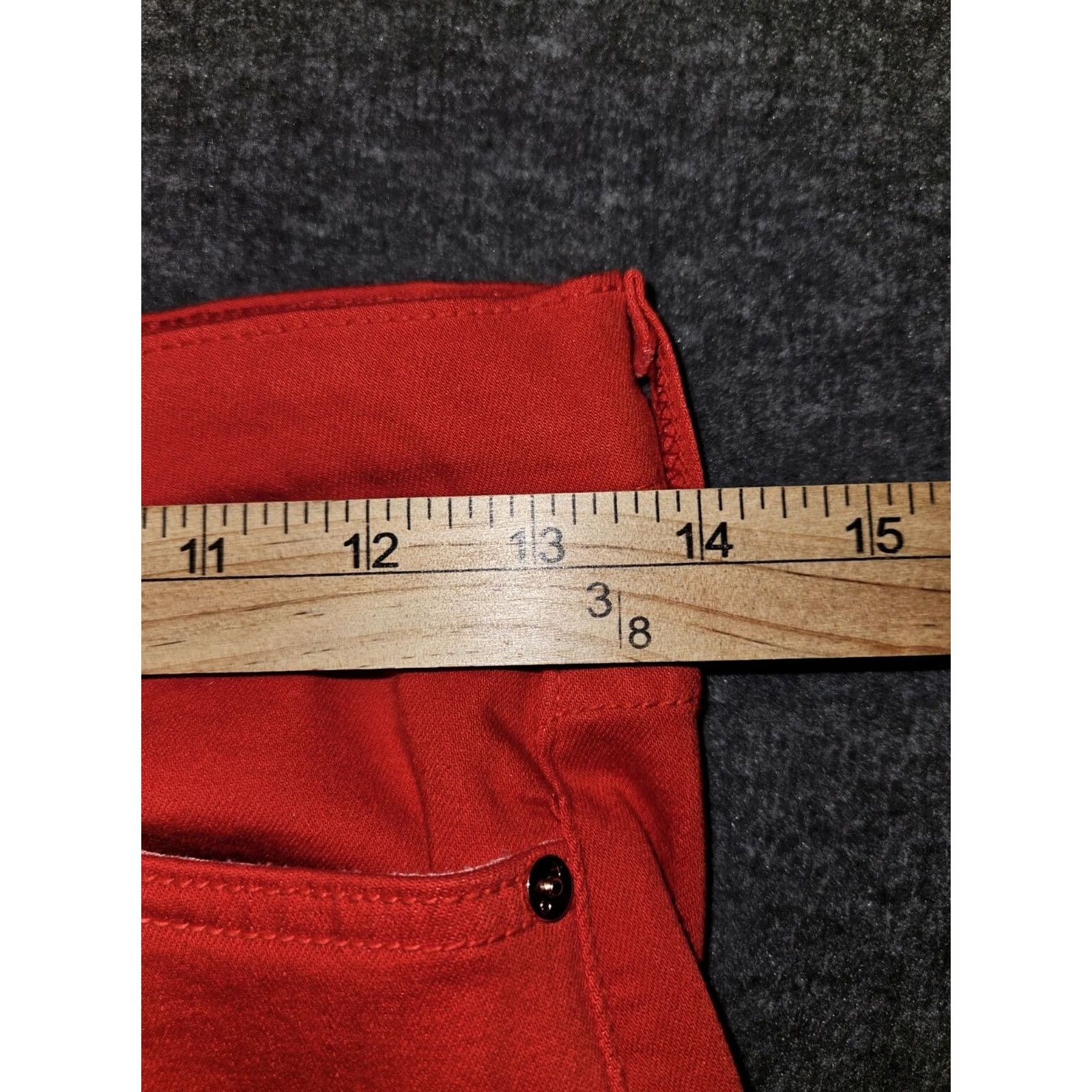 Vintage VINTAGE KanCan Premier Skinny Jeans City Red 28 Womens High Rise 29 Inseam 5-Pocket Logo Stretch Denim Size 28" / US 6 / IT 42 - 5 Thumbnail