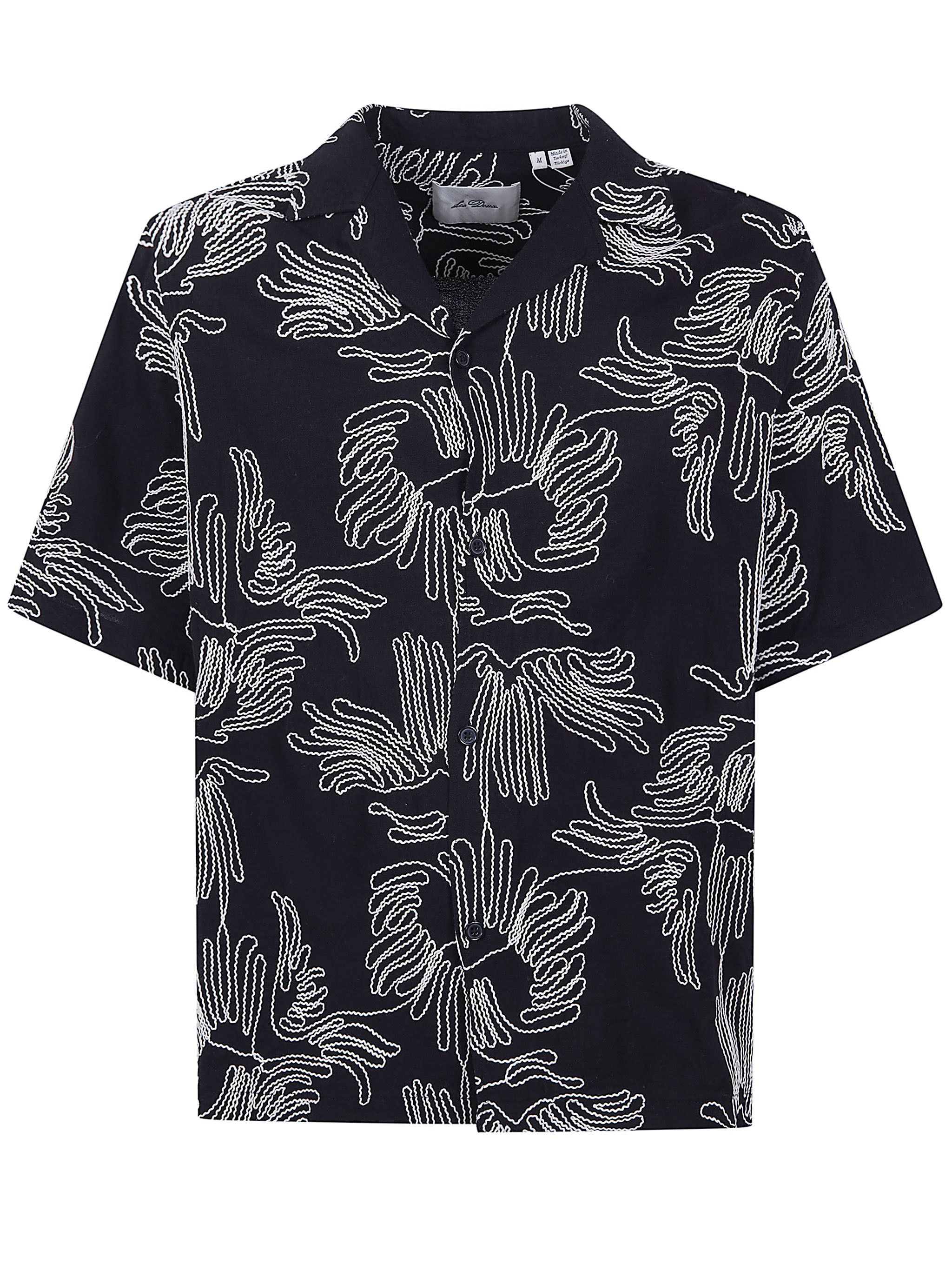 Les Deux "LIAM AOE FLOWER" SHORT SLEEVES SHIRT Size US XL / EU 56 / 4 - 1 Thumbnail