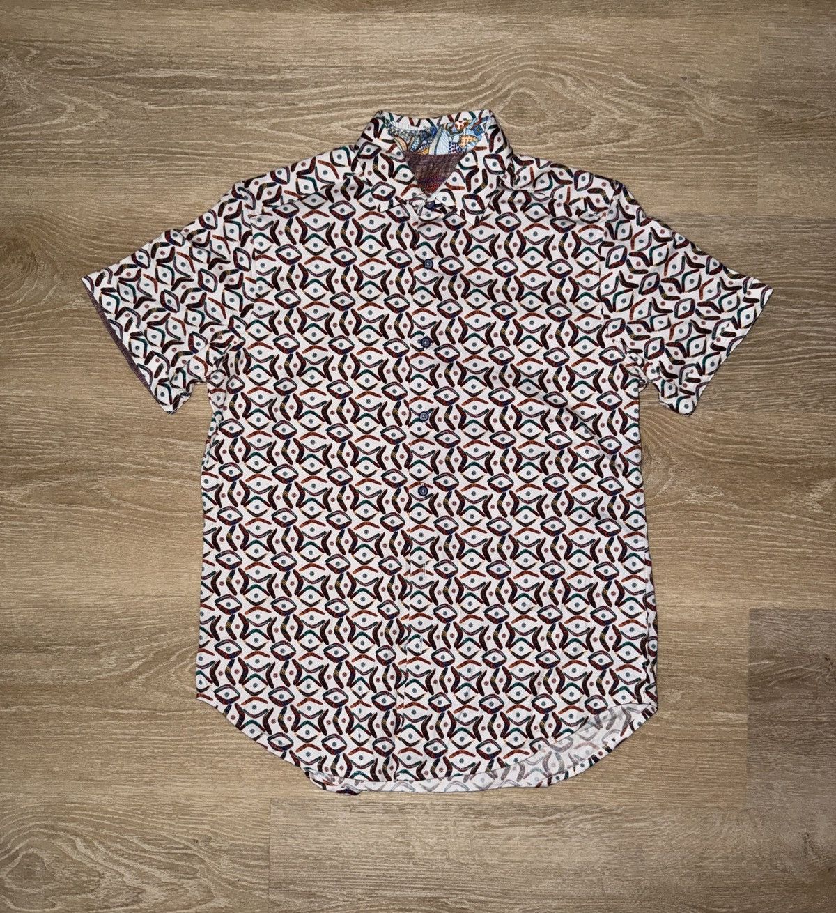 Robert Graham Robert Graham Boomerang Short Sleeve Button Up Shirt Size US S / EU 44-46 / 1 - 1 Thumbnail