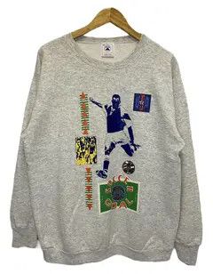 Other Washed distressed grey vintage chair print sweatshirt Size US L / EU 52-54 / 3 - 7 Thumbnail