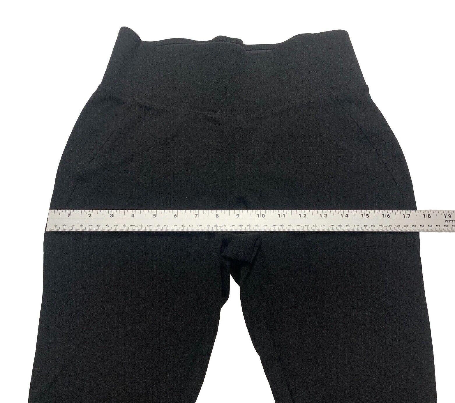 Other Brass Women's Medium 28” Black Pull-on Elastic Waistband Size 32" / US 10 / IT 46 - 7 Thumbnail