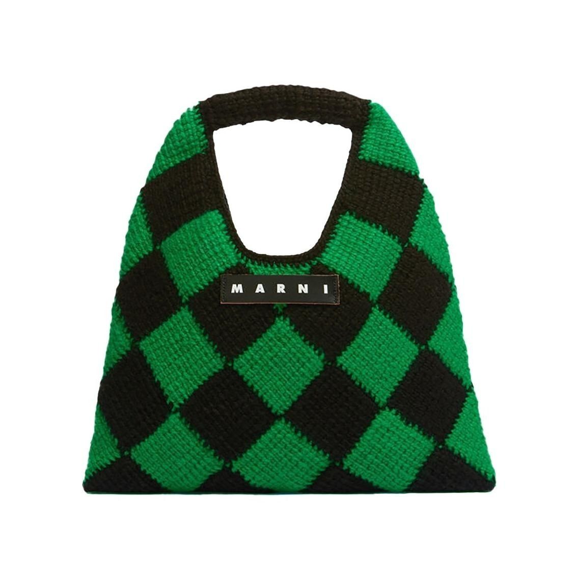 Marni o1f1d3z0725 Size: OS / Diamond Geometric-Bag in Green/Black Size ONE SIZE - 1 Preview