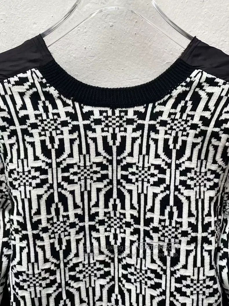 Comme des Garcons Comme Des Garcons Snowflake Patchwork Sweater Size S / US 4 / IT 40 - 3 Thumbnail