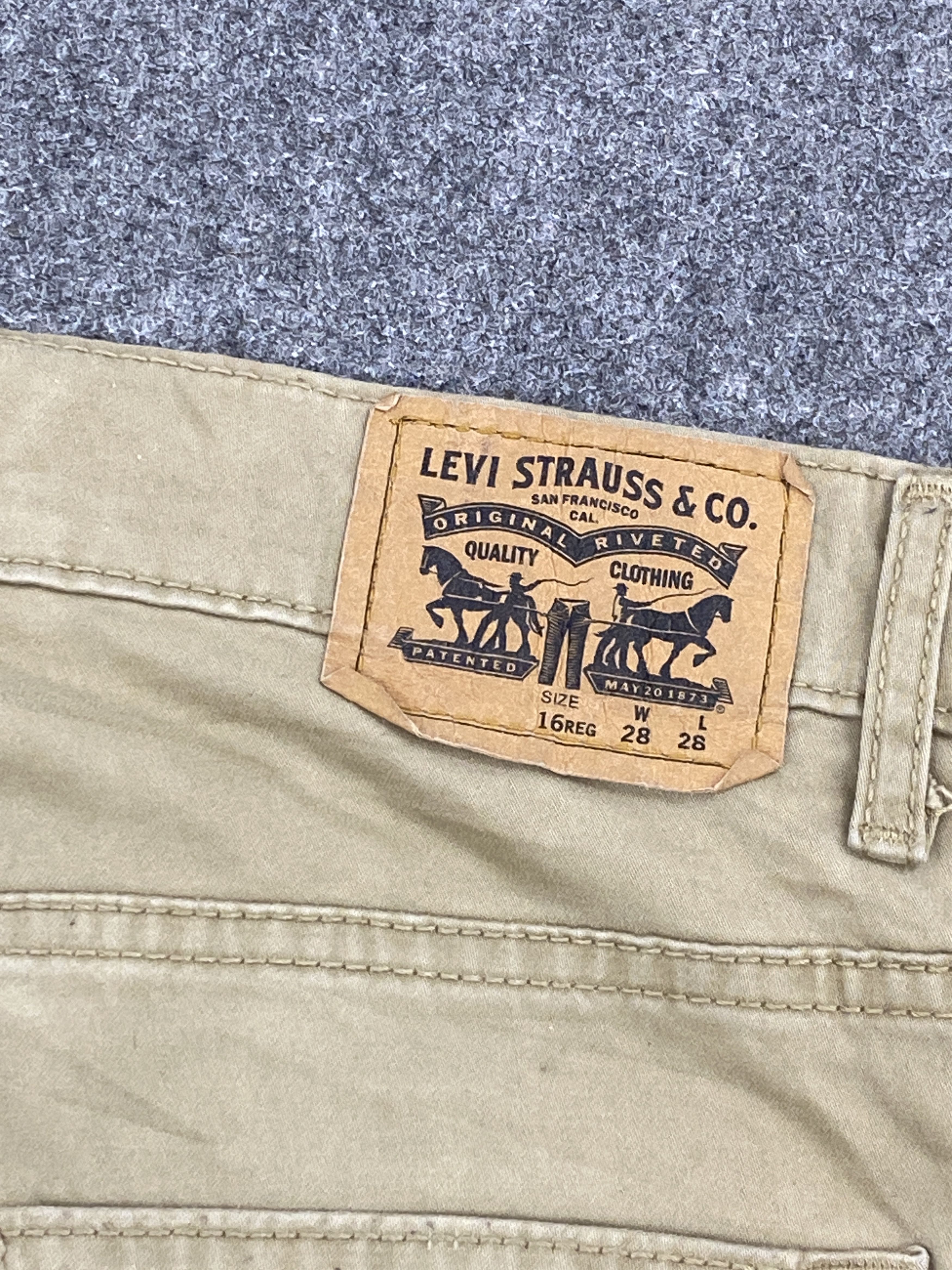 Levi's Vintage Levis 511 White Tab Khaki Jeans DP2602 Size US 29 - 5 Thumbnail