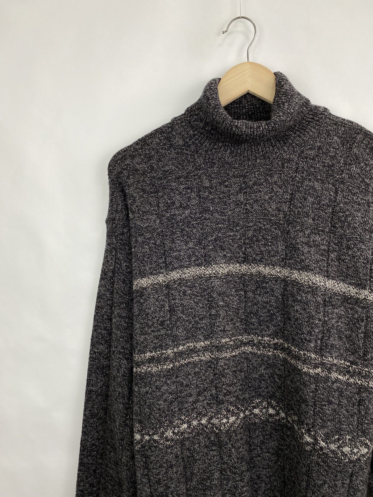 Hugo Boss 🇮🇹 Vintage 90s Hugo Boss Merinos Silk Knit Sweaters Archive Size US L / EU 52-54 / 3 - 2 Thumbnail