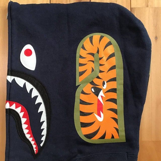 Bape BAPE camo x navy shark full zip hoodie a bathing ape Size US XL / EU 56 / 4 - 5 Thumbnail