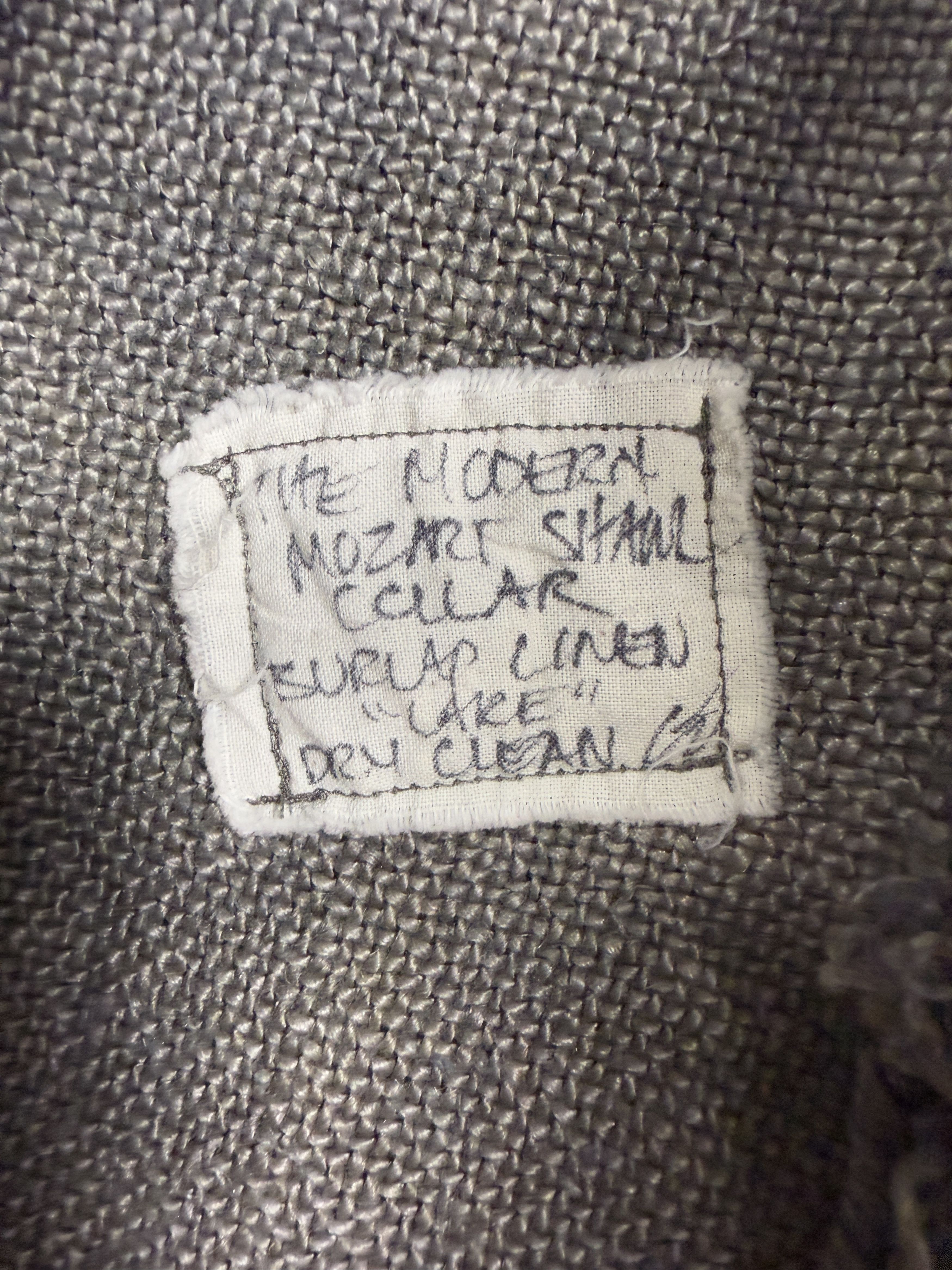 Greg Lauren Greg Lauren Modern Mozart Shawl Collar Burlap Linen Jacket Size US M / EU 48-50 / 2 - 4 Thumbnail