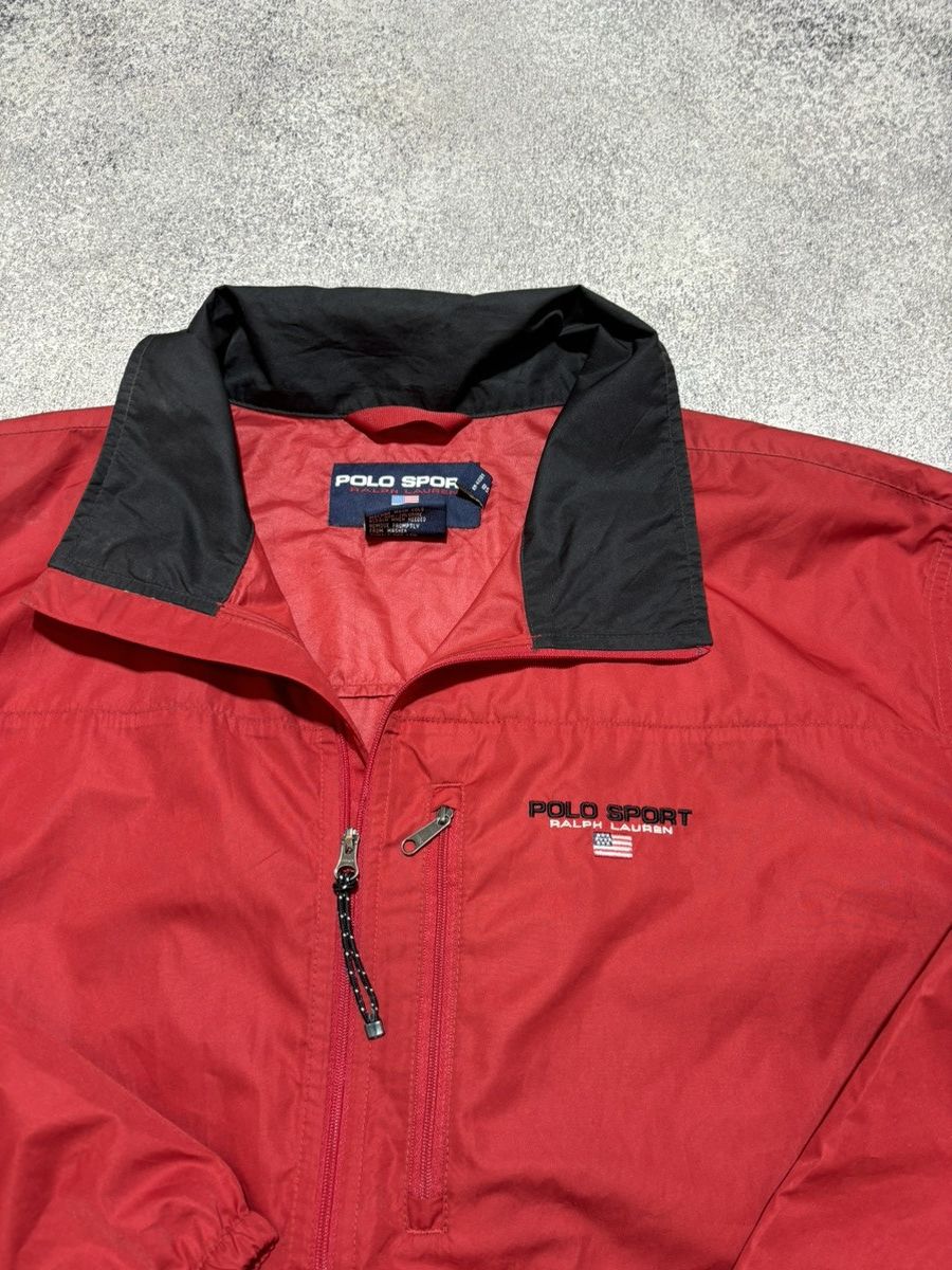 Polo Ralph Lauren × Ralph Lauren Sport × Vintage Vintage Polo Sport Ralph Lauren Nylon Jacket Windbreaker XL Size US XXL / EU 58 / 5 - 4 Thumbnail
