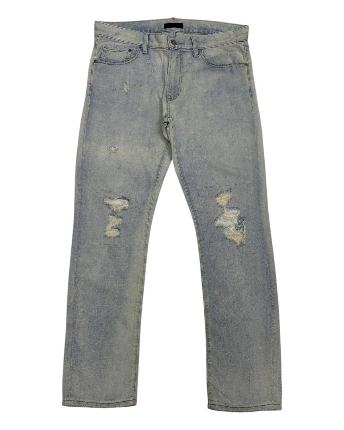 Jean × Undercover × Uniqlo Vintage Uniqlo Japan Distressed Denim Jeans Size US 34 / EU 50 - 7 Thumbnail