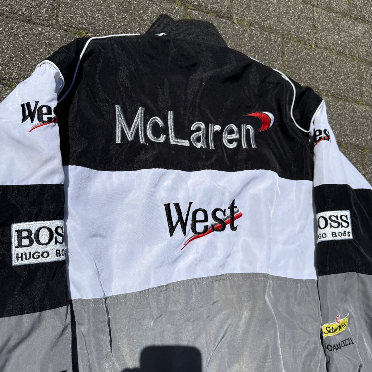 Vintage Vintage Racing Jacket Mercedes Mclaren Warsteiner Size US S / EU 44-46 / 1 - 7 Thumbnail