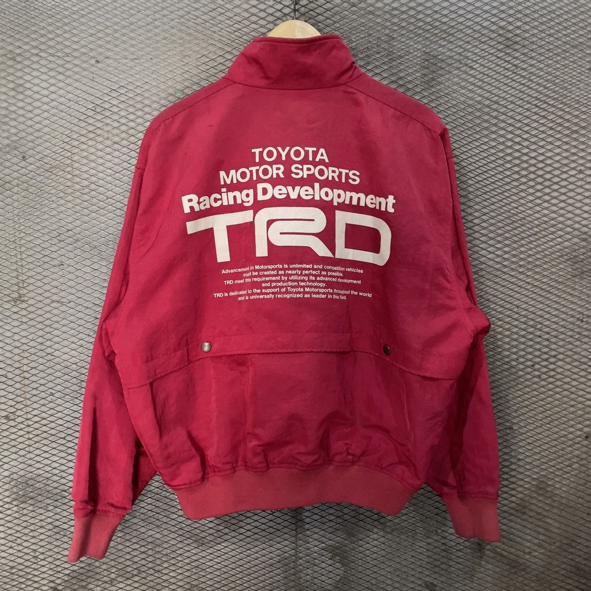 ウェア TRD Racing Grove Redcolor Toyota Motorsport TRD Racing Jacket