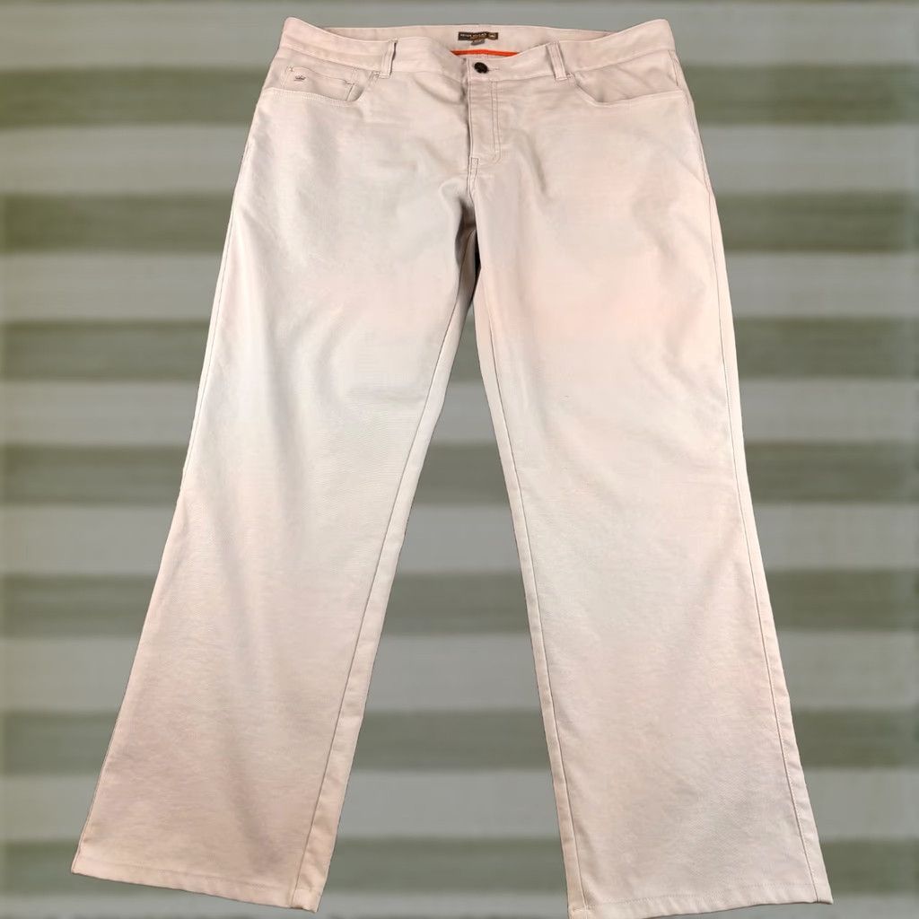 Peter Millar Peter Millar Pants Mens 38x28 Light Gray Crown Sport Golf Stretch 5 Pocket Shirt? Size US 38 / EU 54 - 1 Thumbnail