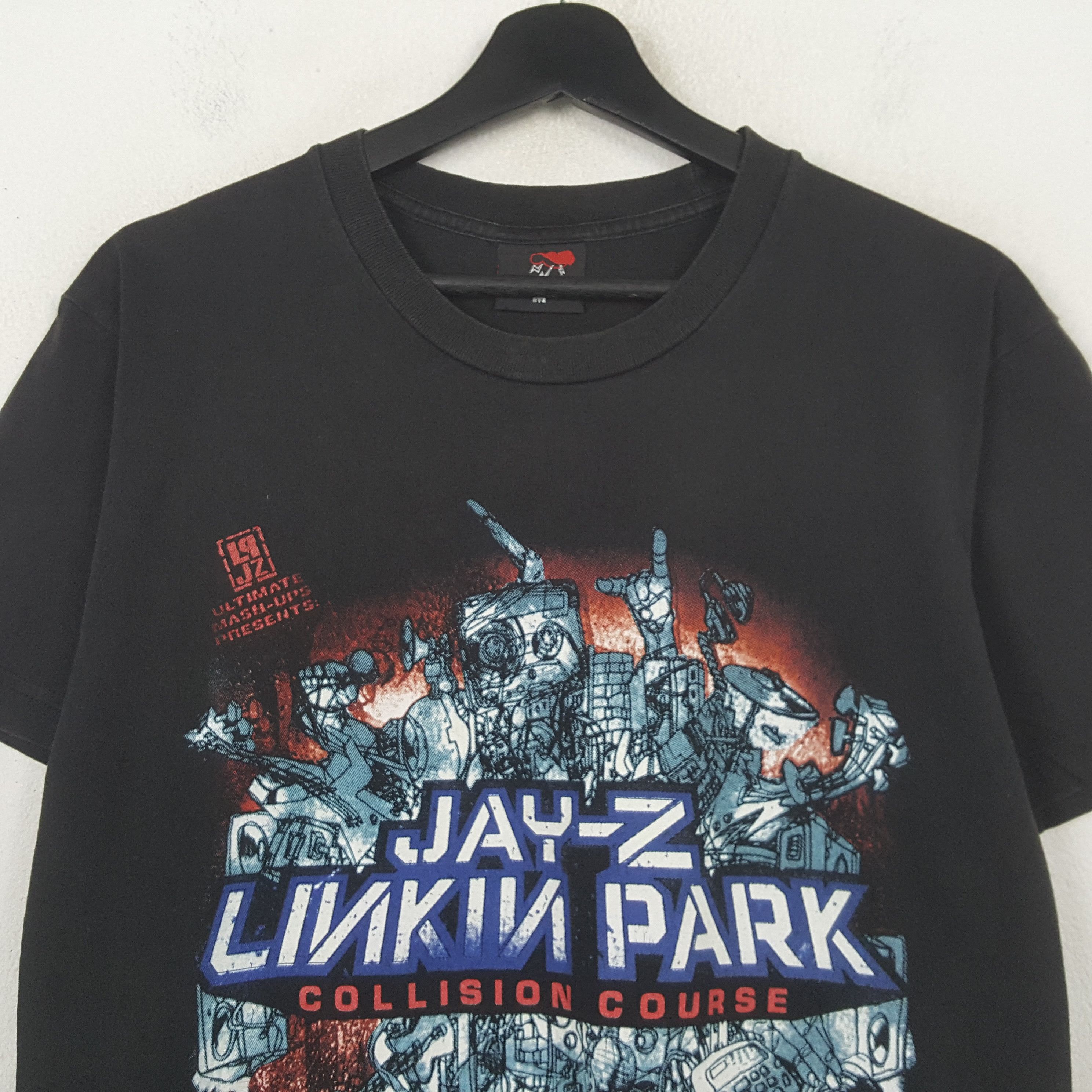 Vintage Jay-z X Linkin Park Band Music Tshirt RR26 Size US M / EU 48-50 / 2 - 2 Thumbnail