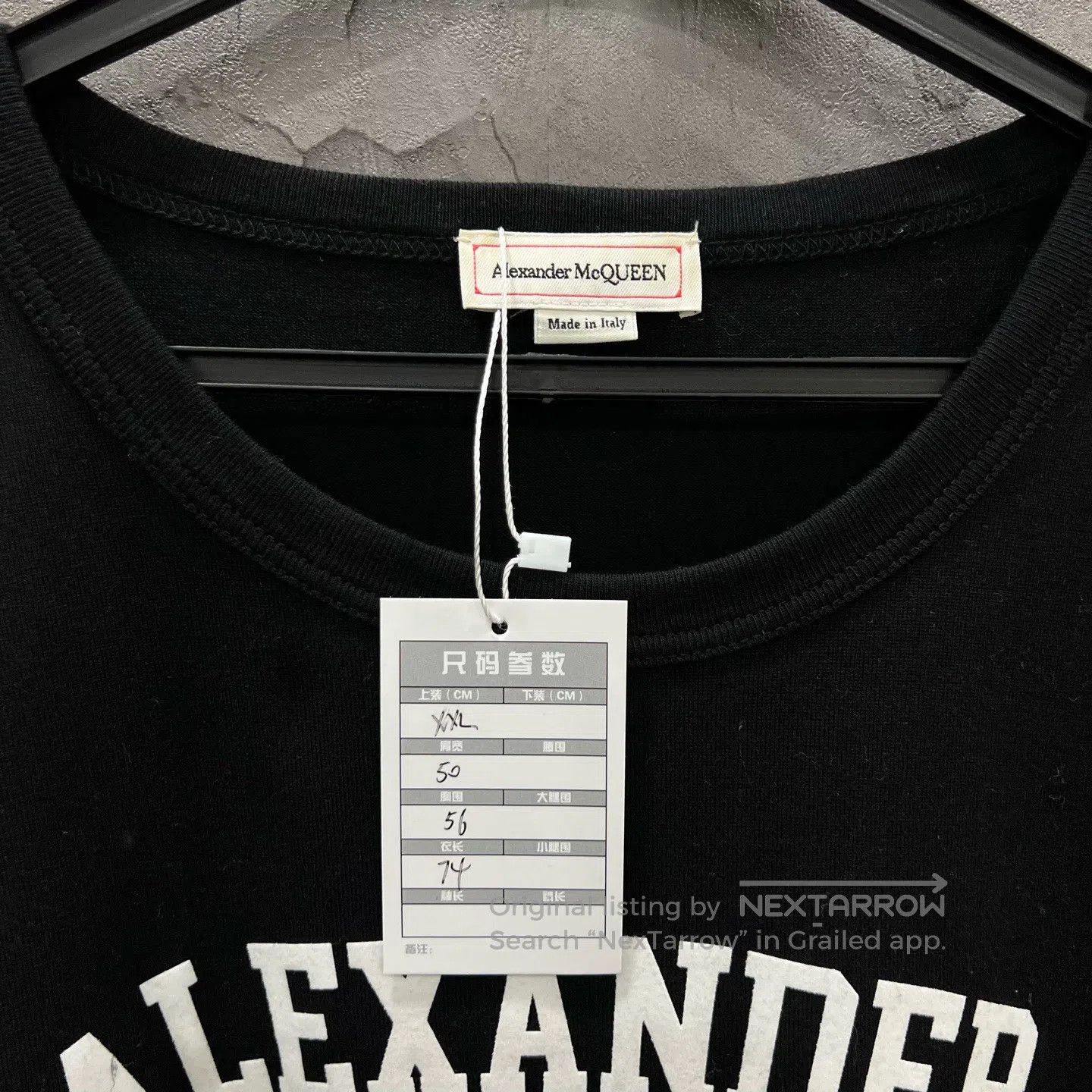 Alexander McQueen ALEXANDER MCQUEEN Letter Logo Short Sleeve| Size US XXL / EU 58 / 5 - 3 Thumbnail