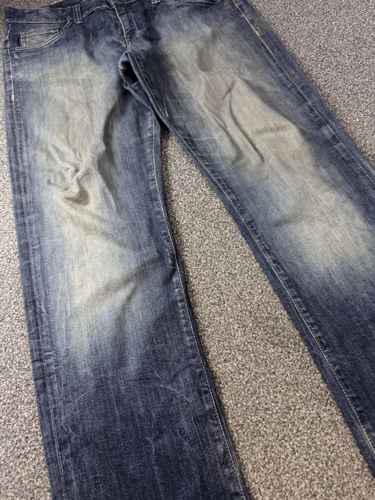 If Six Was Nine Archive Grunge Heavy Faded Dirty Calvin Klein Distressed Size US 36 / EU 52 - 5 Thumbnail