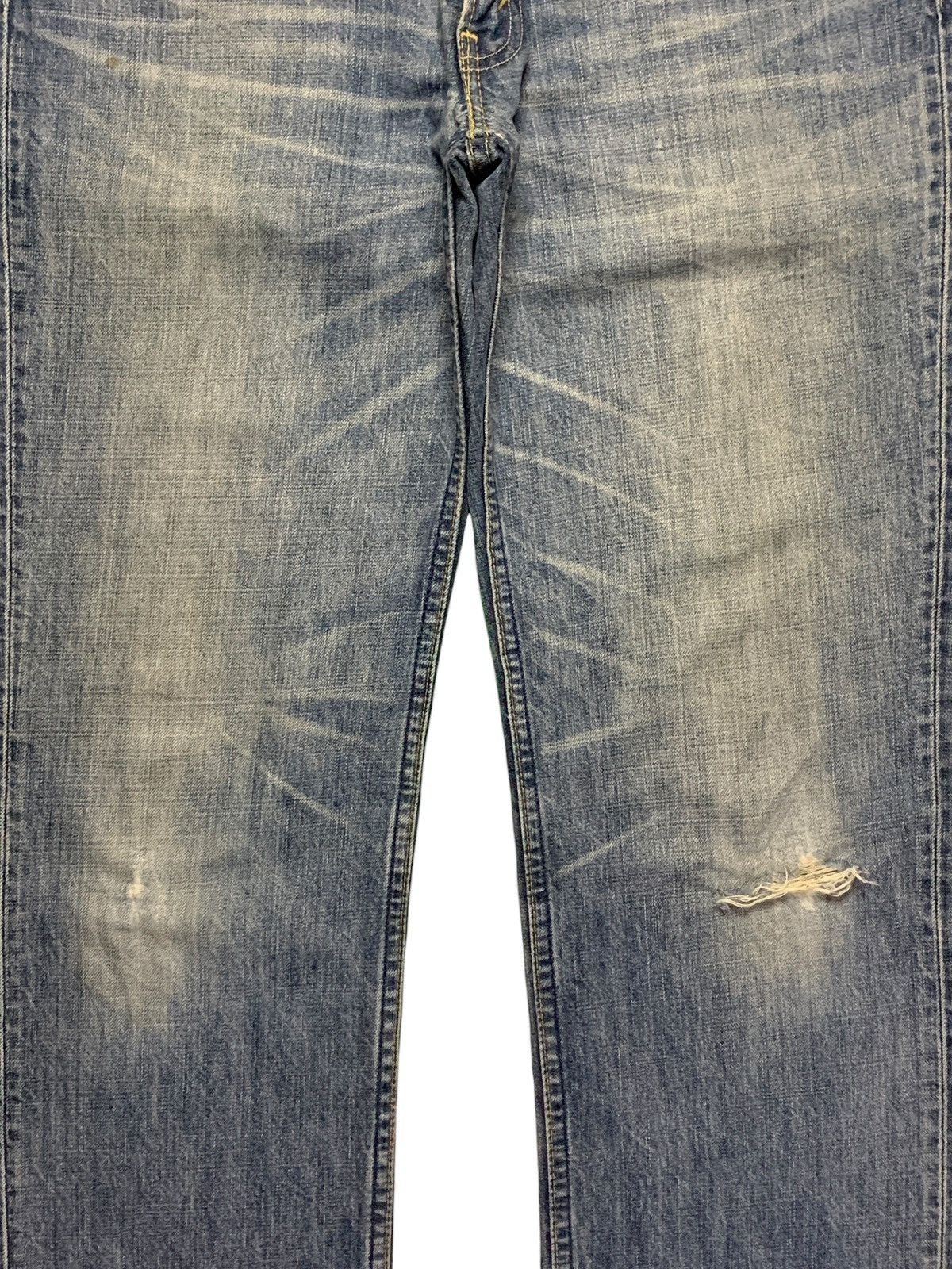 Levi's × Levi's Vintage Clothing Vintage 90s Levis 502 Faded Wash Distressed Loose Jeans Size US 31 - 5 Thumbnail