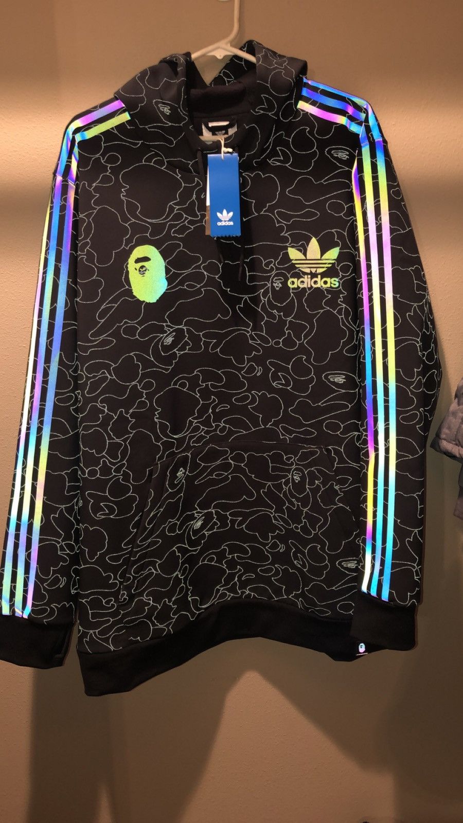 Adidas × Bape BAPE x Adidas Tech Hoodie Size US XL / EU 56 / 4 - 1 Thumbnail