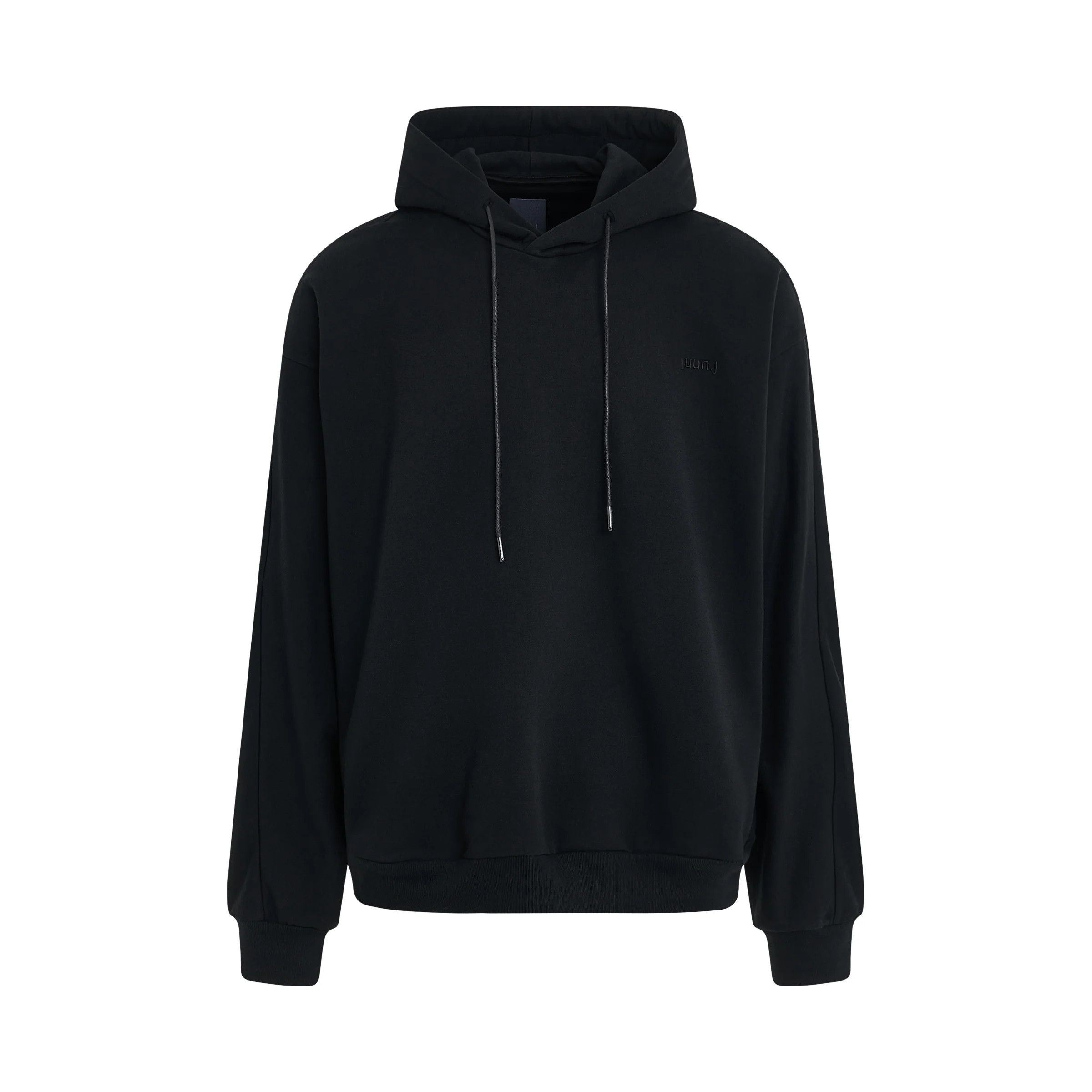 Juun.J o1mris0824 Cotton Hoodie in Black Size US M / EU 48-50 / 2 - 1 Thumbnail
