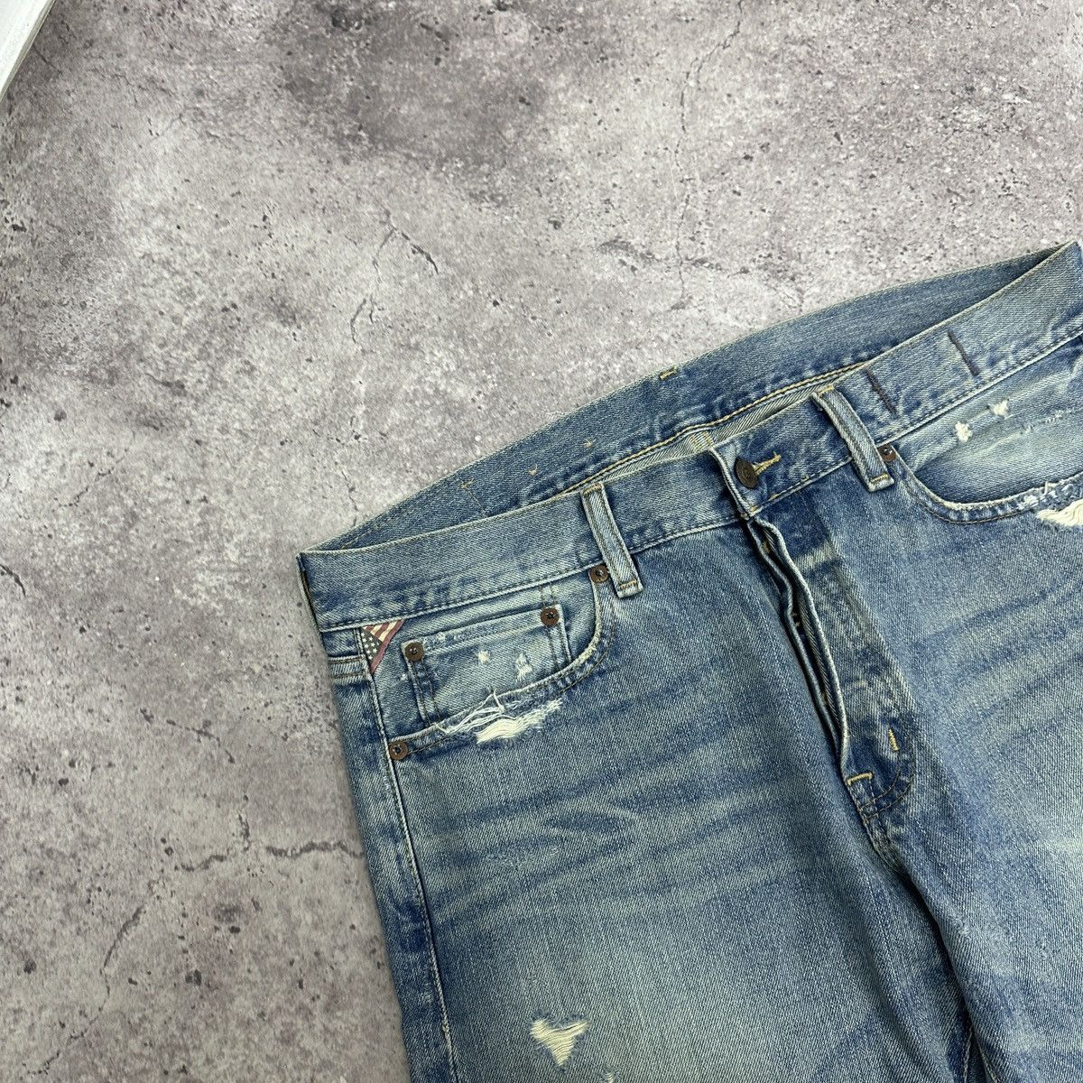 Vintage 00s Denim & Supply Ralph Lauren distressed jeans