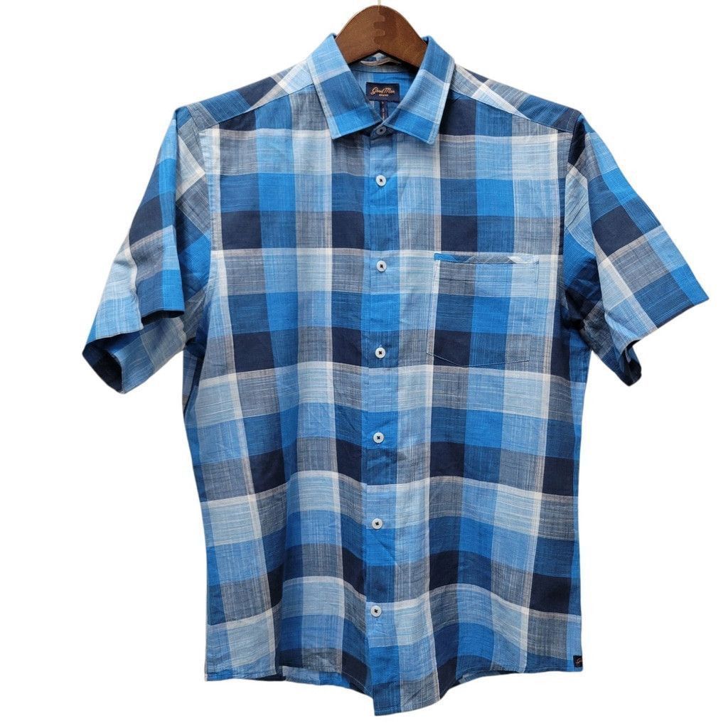 Other Good Man Brand Plaid Short Sleeves Shirt Small 100% Cotton Size US S / EU 44-46 / 1 - 1 Thumbnail