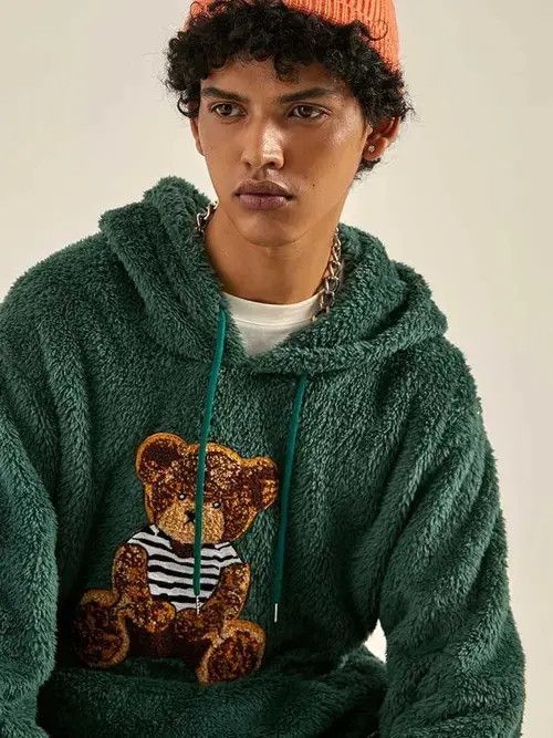 Designer #20 Hoodie Fluffy Teddy Bear Sweetshirt Size US M / EU 48-50 / 2 - 5 Thumbnail
