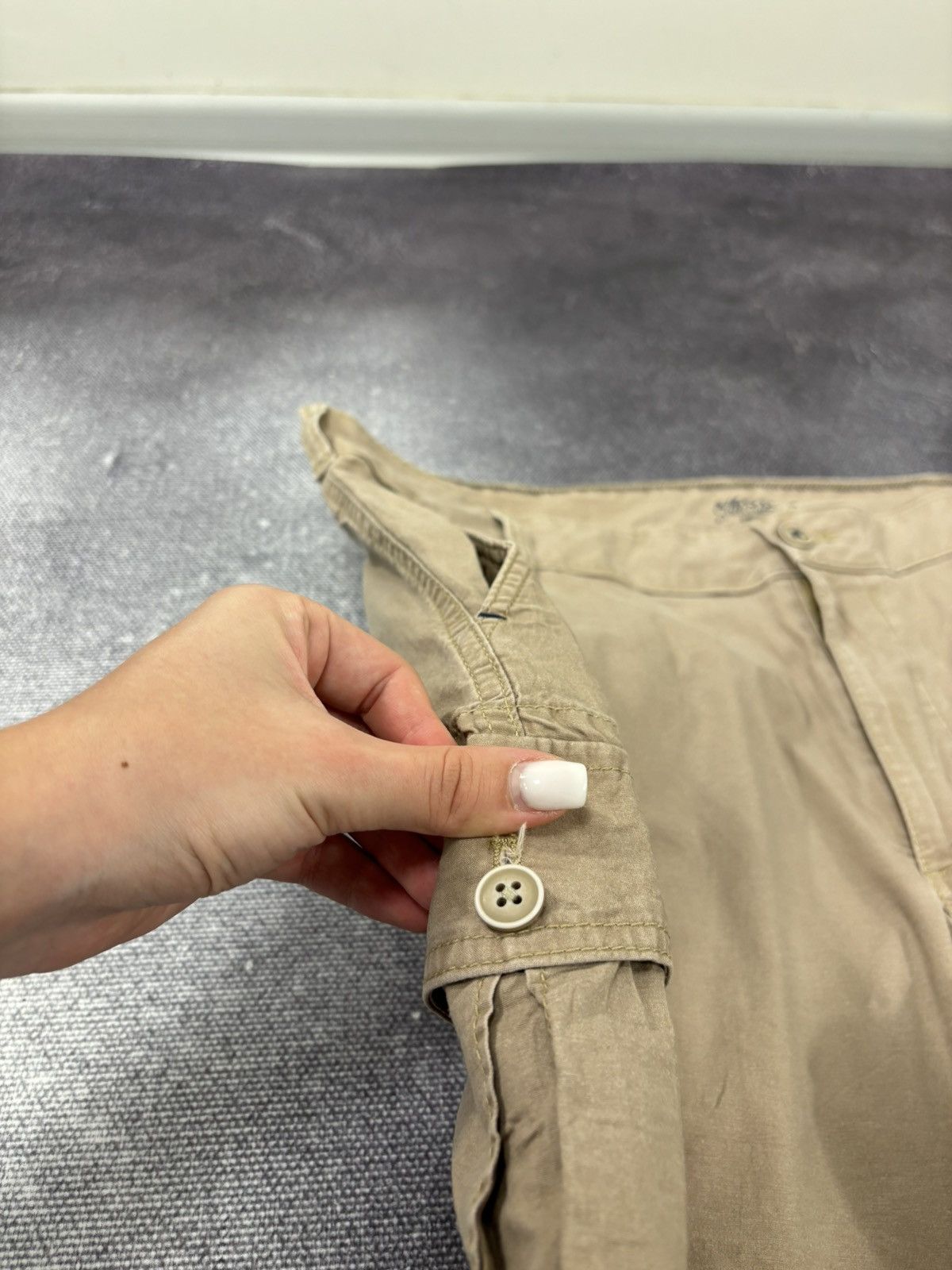 Izod IZOD Saltwater Y2K Utility Military Style Hype Cargo Shorts Size US 38 / EU 54 - 6 Thumbnail