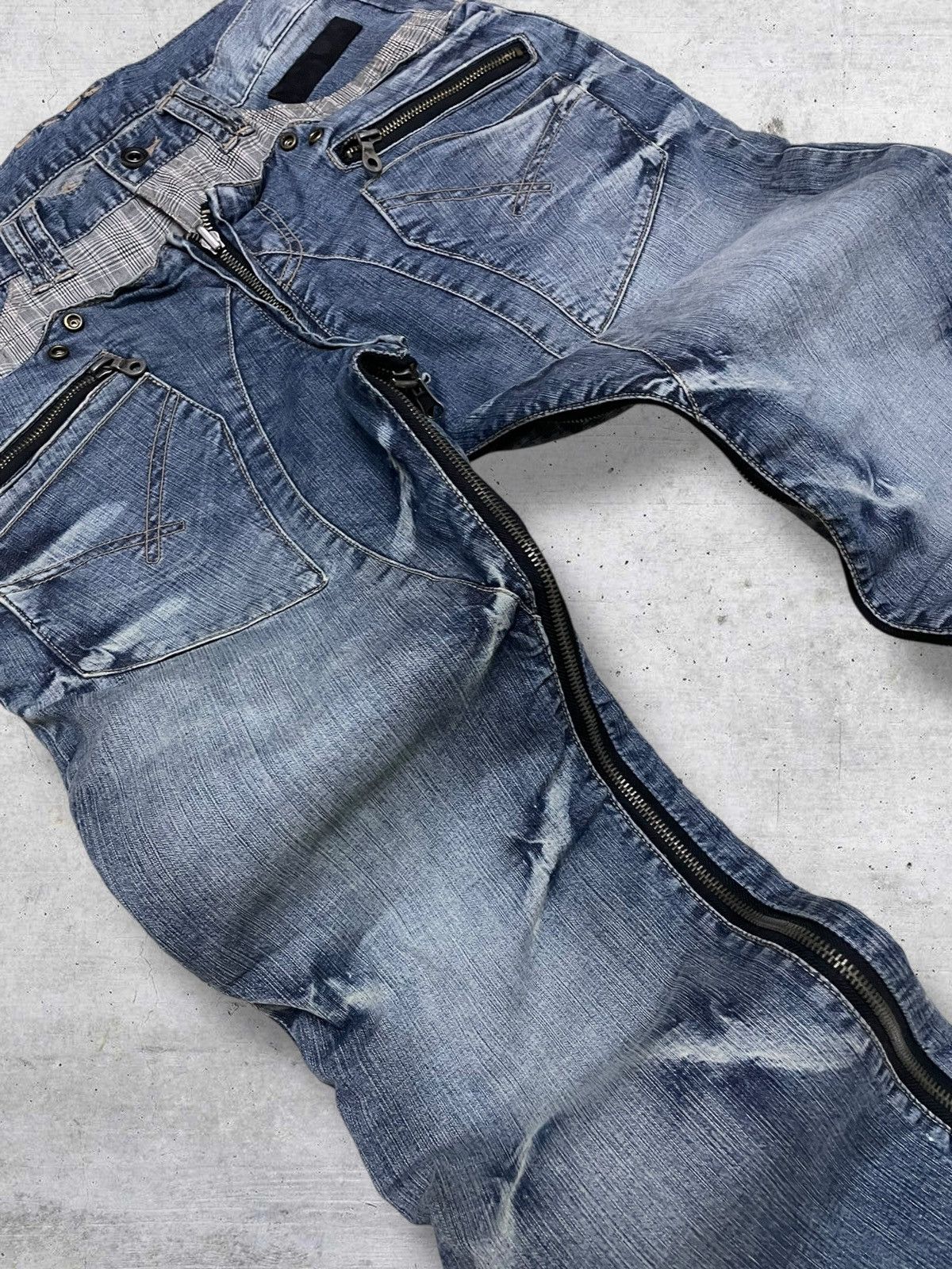 PPFM VINTAGE PPFM DESIGNER JAPAN ARCHIVE ANARCHY REVERSIBLE DENIM Size US 32 / EU 48 - 7 Thumbnail
