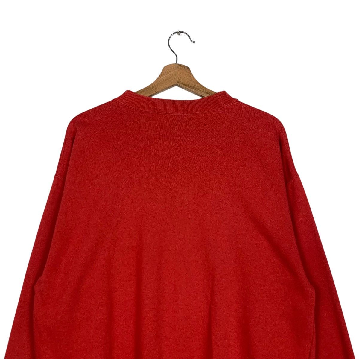 Converse CONVERSE Embroidery Big Logo Crewneck Sweatshirt #1969-C86 Size US L / EU 52-54 / 3 - 8 Thumbnail