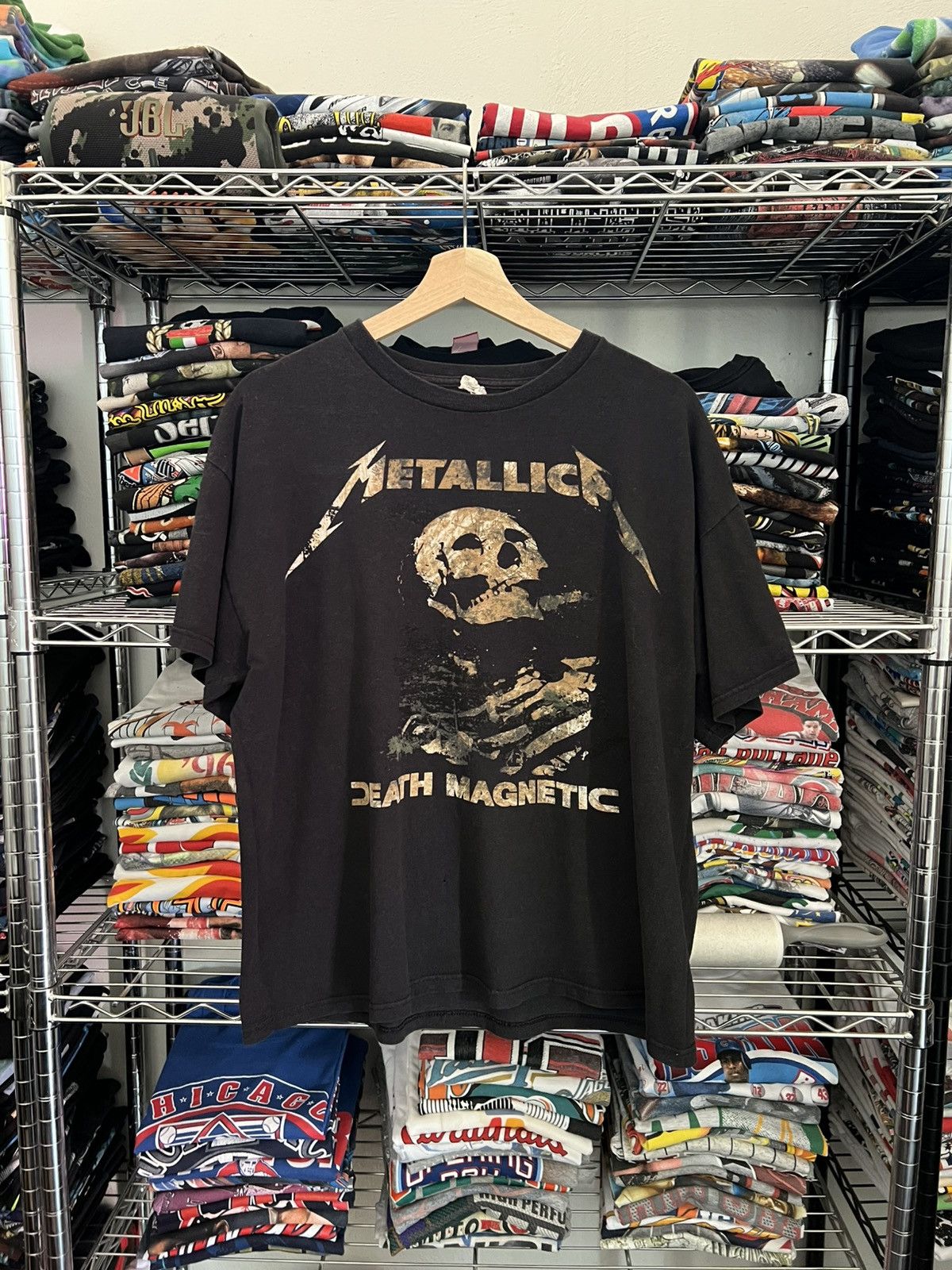 Metallica 2008 Metallica Death Magnetic Tour Tee Skull Size US L / EU 52-54 / 3 - 1 Thumbnail