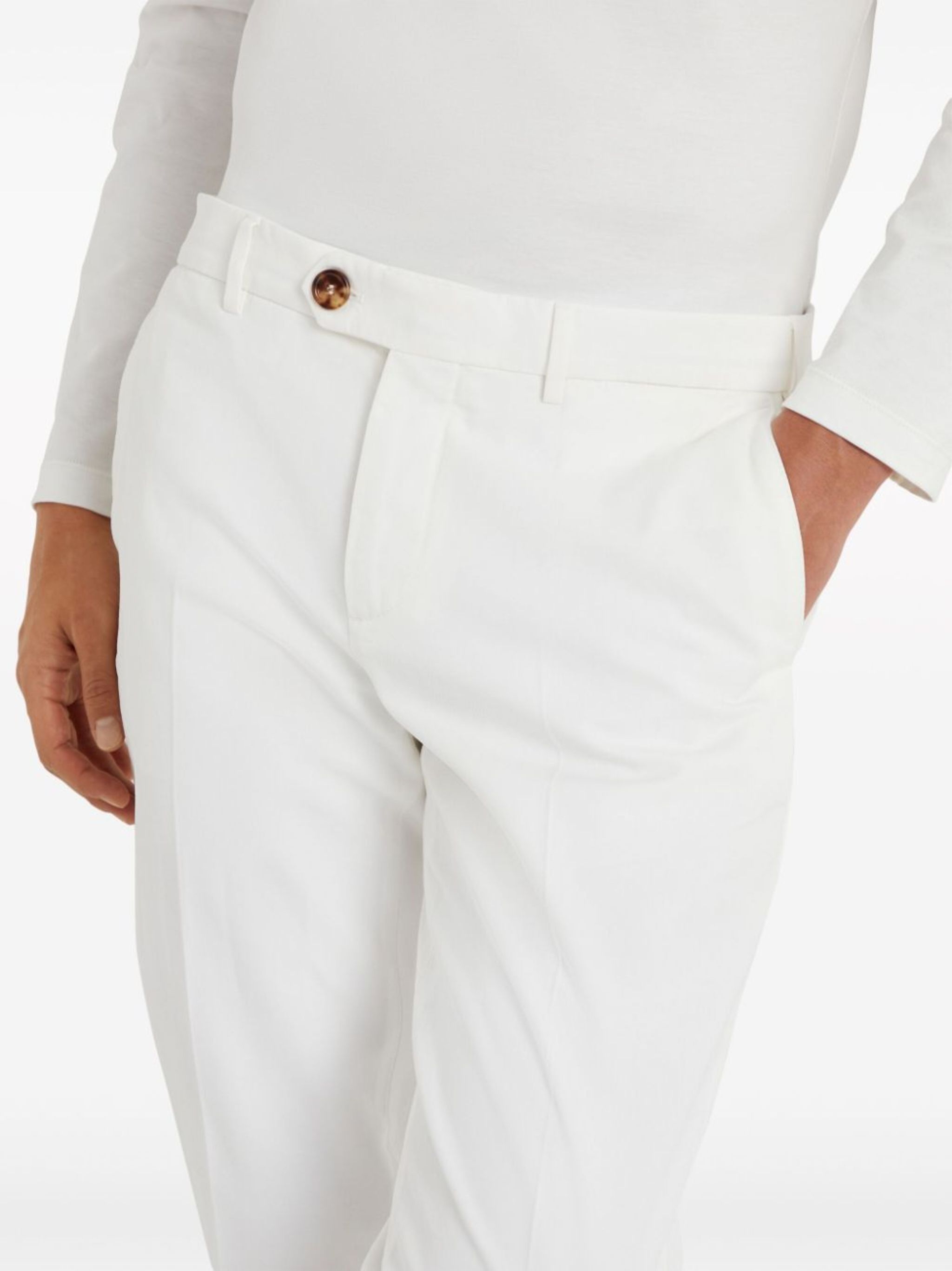 Brunello Cucinelli Dyed Pants in White Size US 36 / EU 52 - 2 Thumbnail