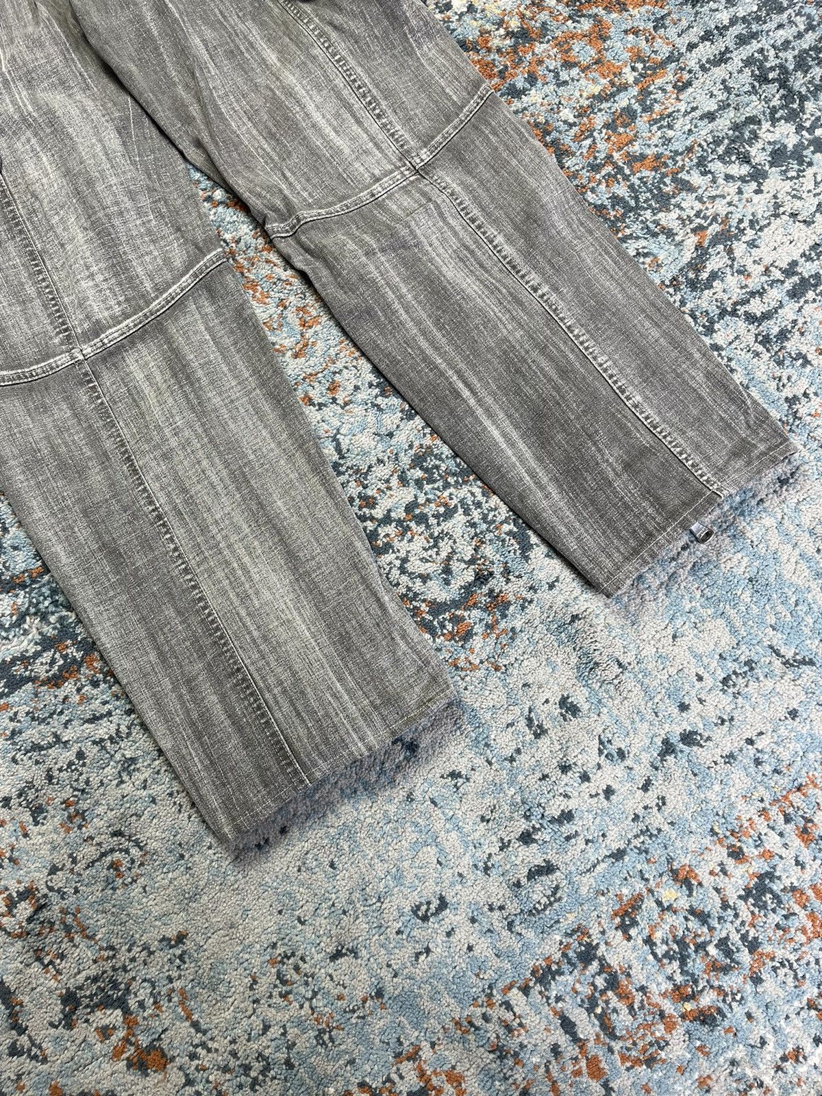 Designer × Ferre × Vintage Vintage 90s Ferre Jeans crazy cargo denim pants with zippers Size US 38 / EU 54 - 14 Thumbnail