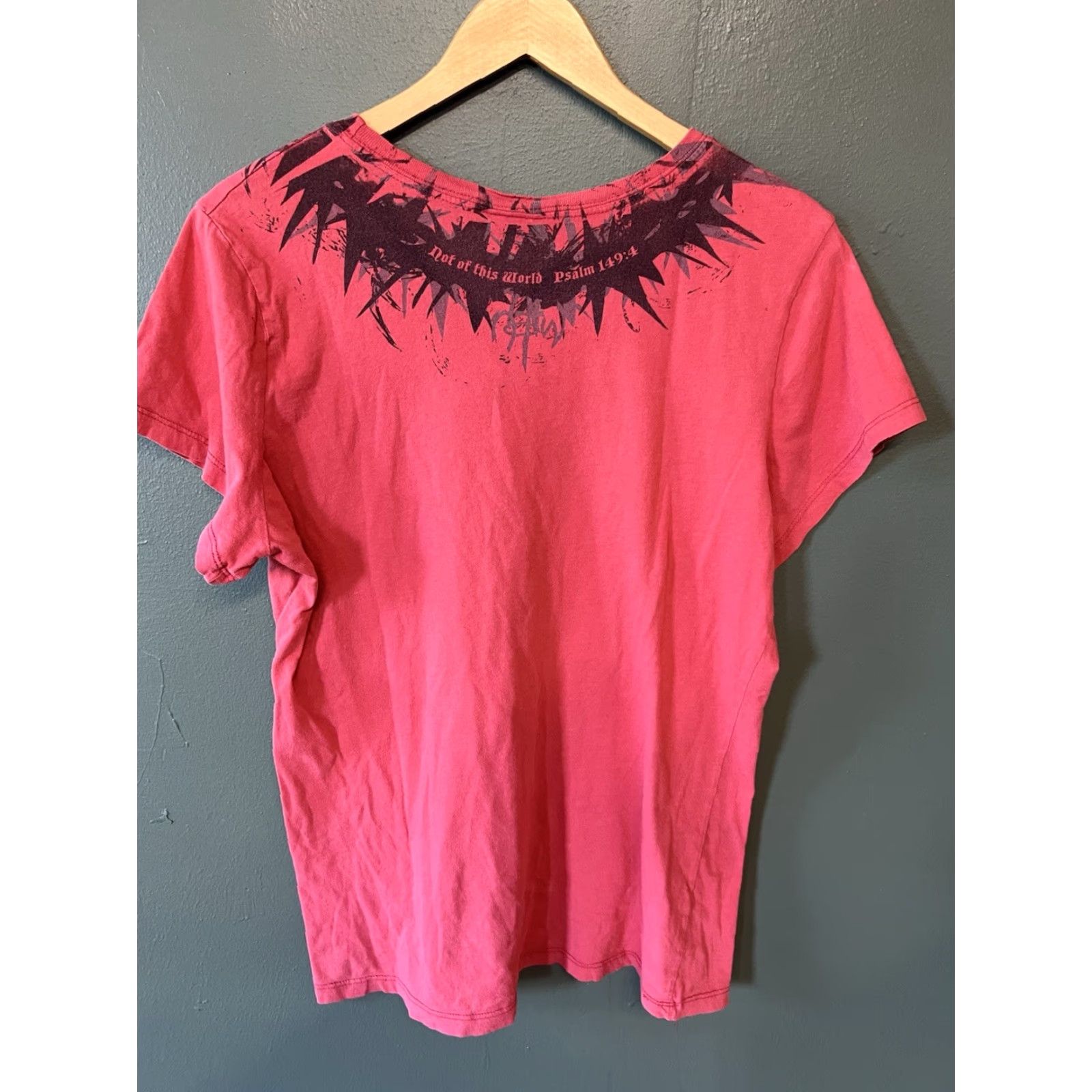 Vintage VINTAGE Not Of This World Y2K Women’s Tee Shirt T-Shirt Black Cotton L Short Sleeve Juniors Large Womens Shirt Size L / US 10 / IT 46 - 4 Thumbnail