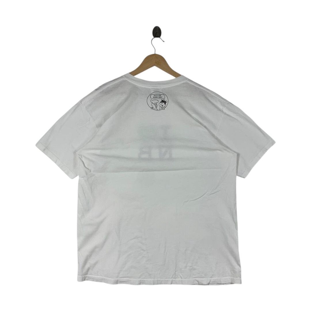 Anvil Vintage 90s Nuts and Bones N&B Japan Streetwear Tee Size US XL / EU 56 / 4 - 4 Thumbnail
