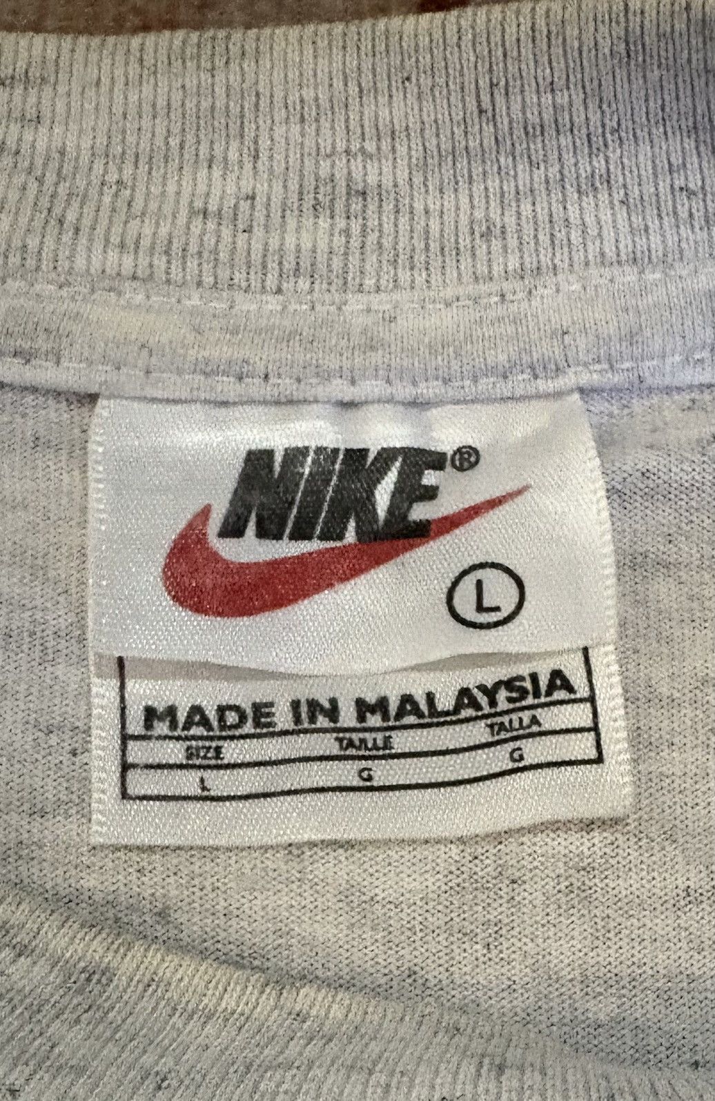 Nike Vintage Y2k NIKE AIR Big Swooh Long Sleeve T-Shirt Size US S / EU 44-46 / 1 - 5 Thumbnail