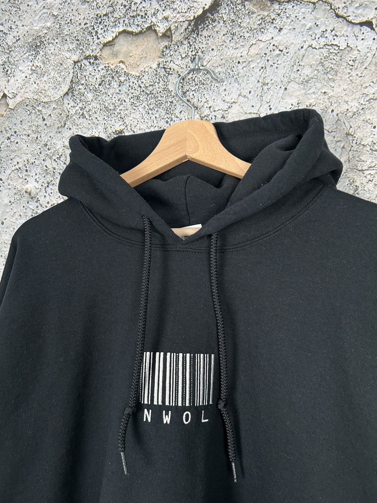Vintage Vintage Hoodie Boxy Fit Embroidered Logo 90s Y2K Skate Rock Size US XL / EU 56 / 4 - 3 Thumbnail