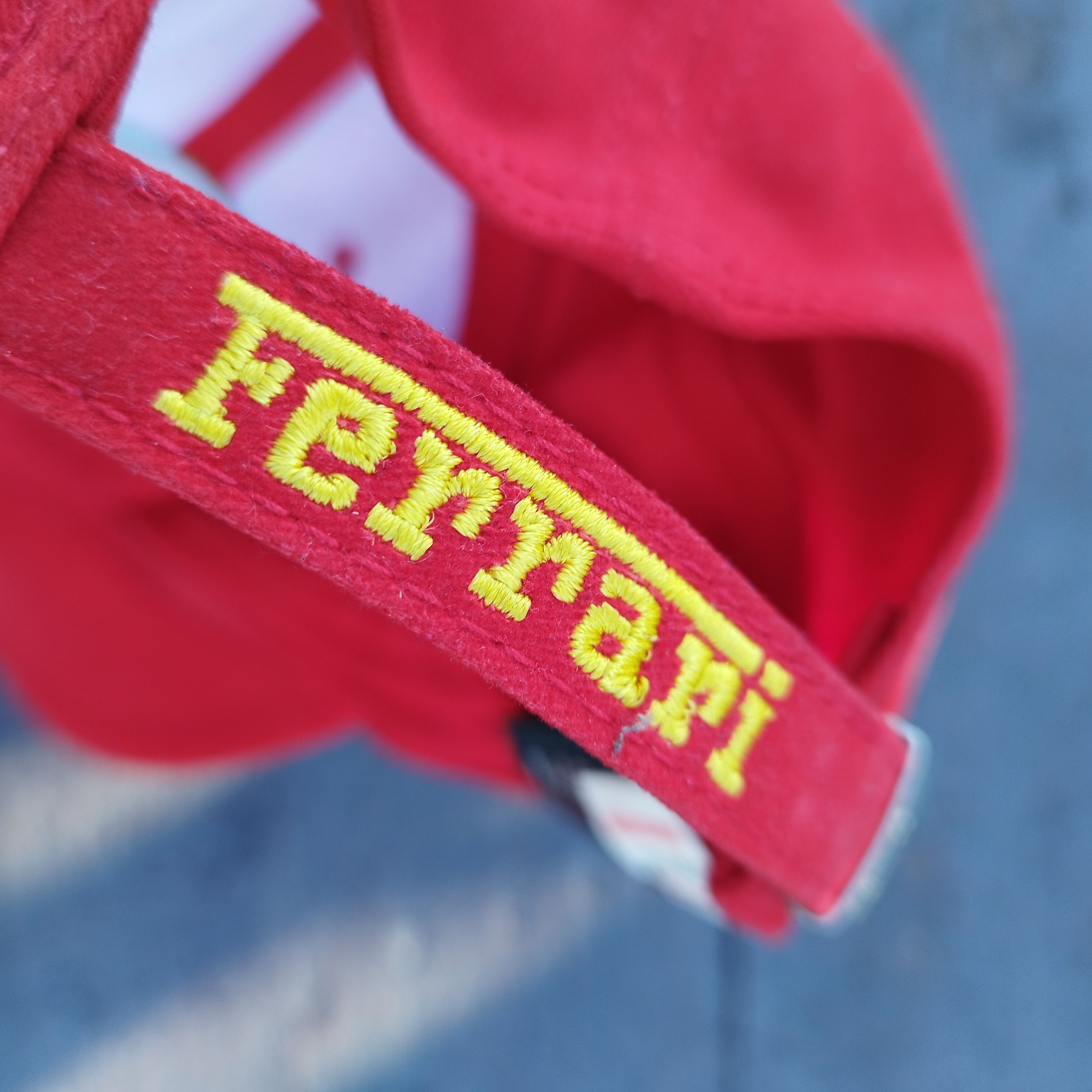 Ferrari Vintage Ferrari F1 Team Racing Cap - Rosso Corsa Red Size ONE SIZE - 6 Thumbnail