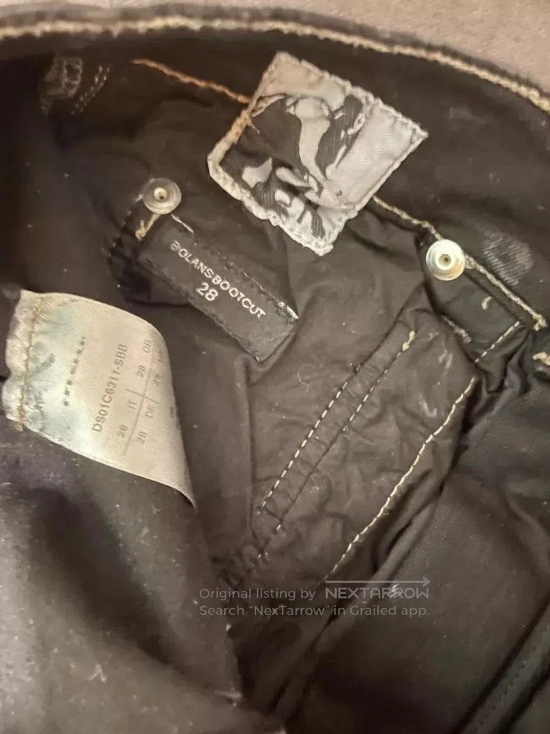 Rick Owens Drkshdw Rick Owens DRKSHDW Flared Black Denim. Size US 28 / EU 44 - 3 Thumbnail