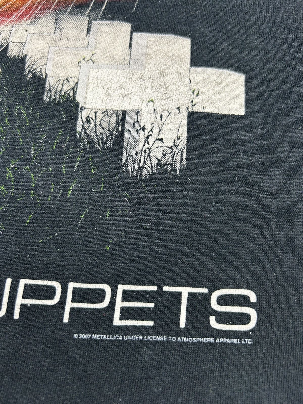 Band Tees Vintage Metallica Master Of Puppets 2007 Tour T-Shirt Size US S / EU 44-46 / 1 - 7 Thumbnail