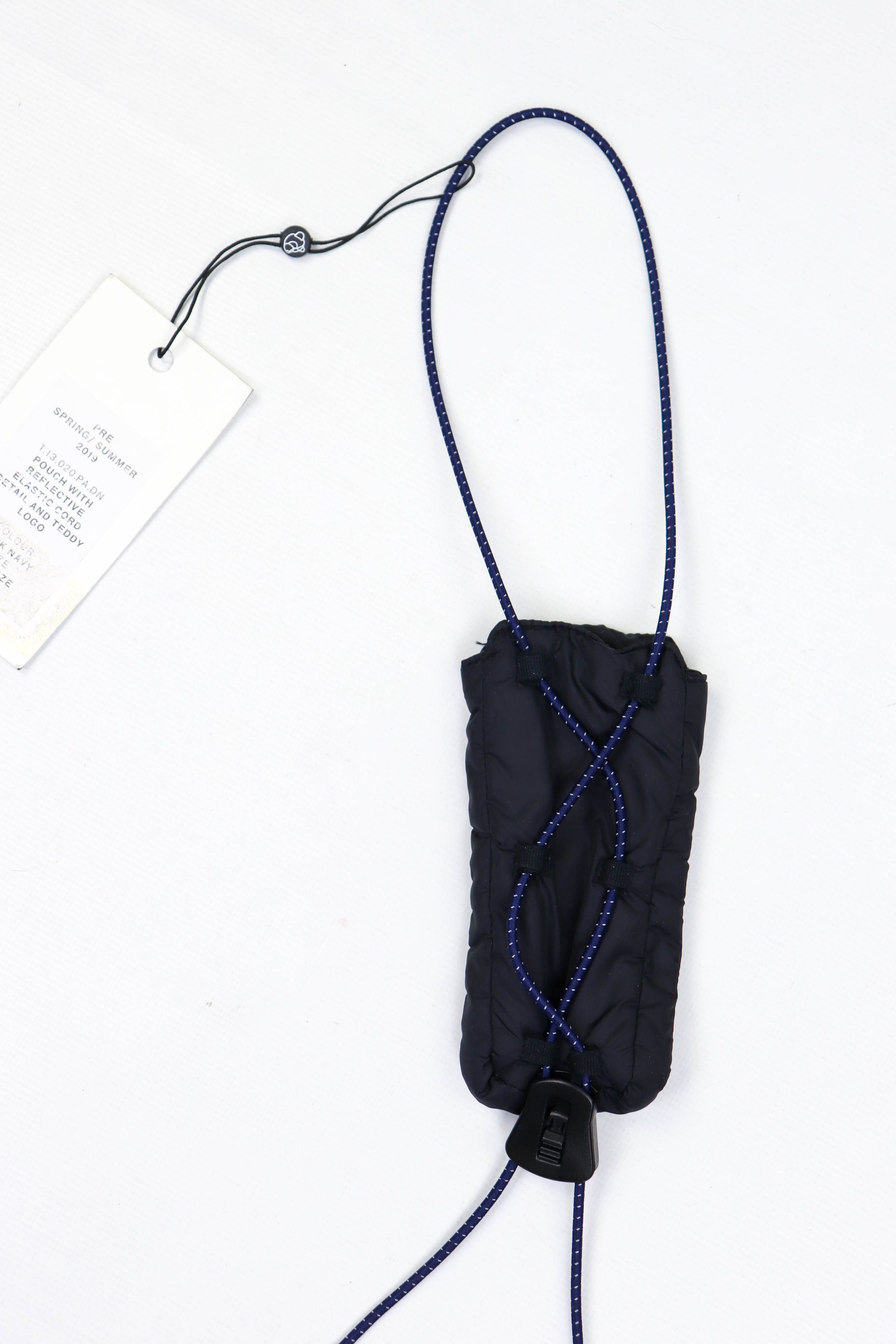 Tonsure Tonsure S/S 2019 Dark Navy Elastic Cord Detail Pouch Size ONE SIZE - 4 Thumbnail