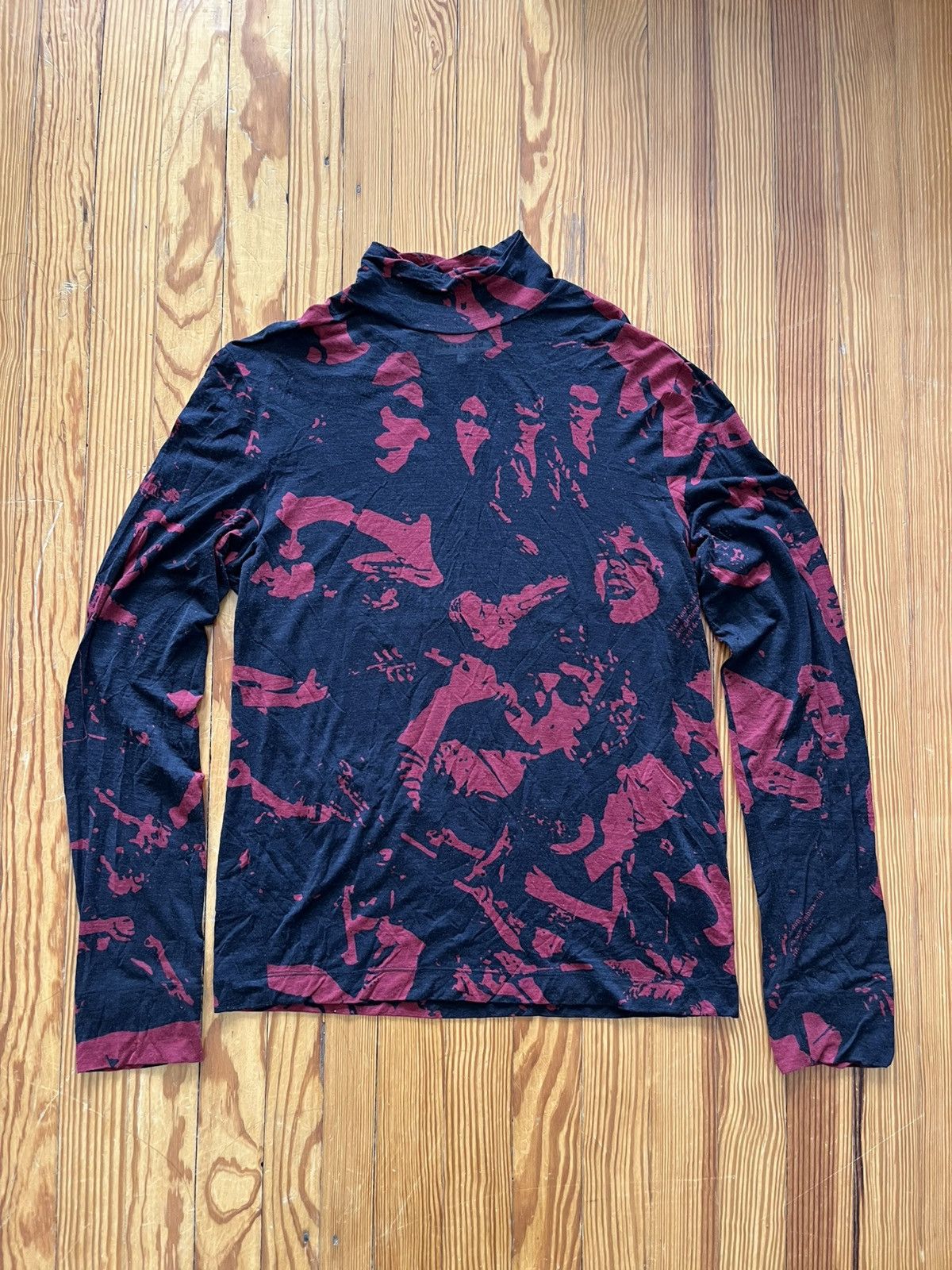 Maison Margiela ARCHIVE Margiela Face Long Sleeve V Neck