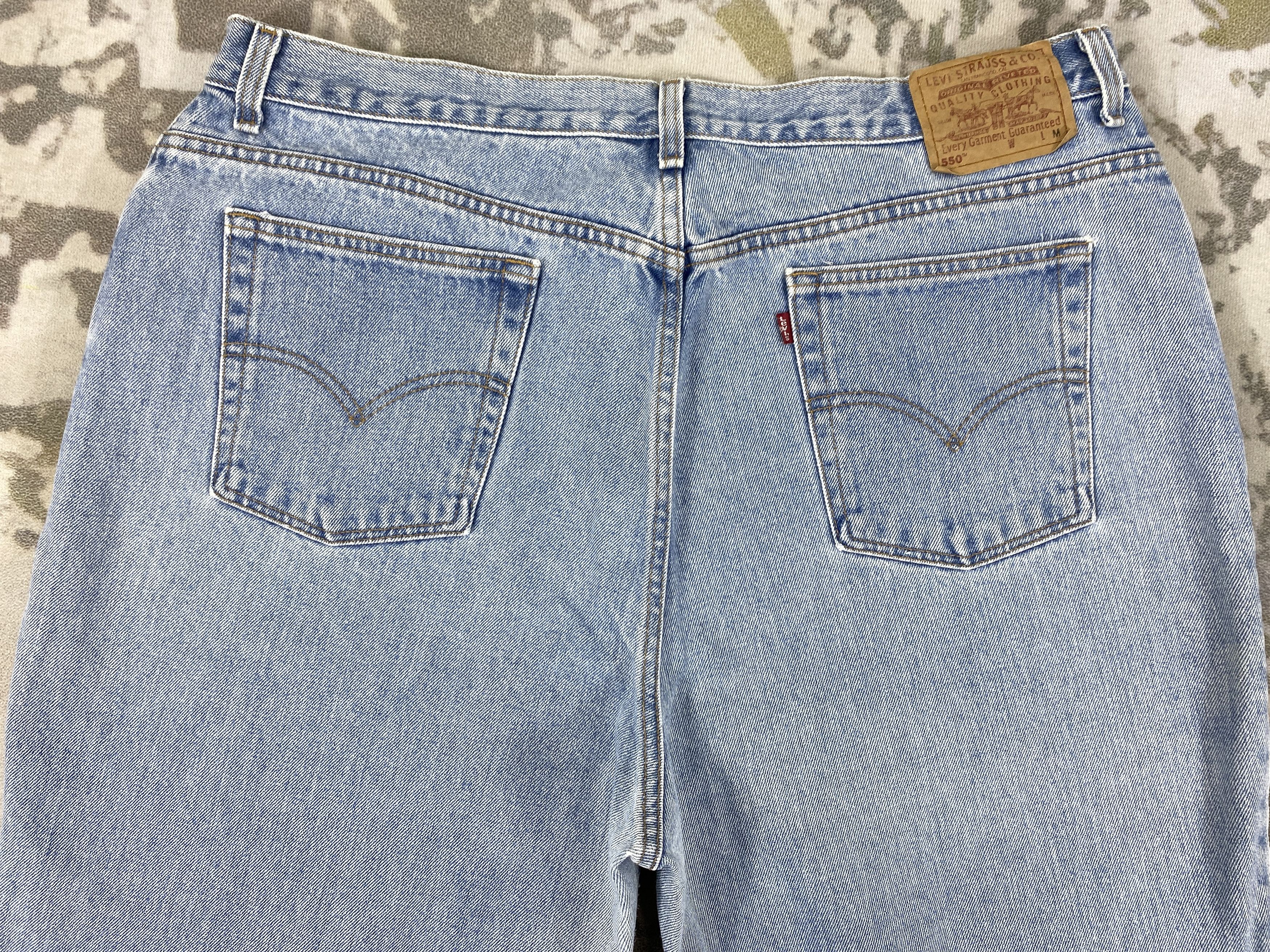 Levi's Vintage Levi's 550 USA Relaxed Fit Denim 41 x 30.5 -JN626 Size US 41 - 4 Thumbnail