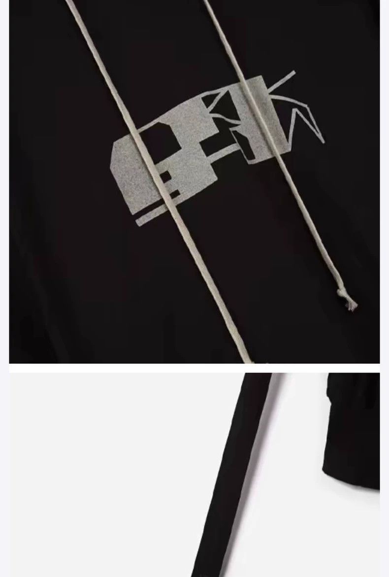 Rick Owens Rick Owens Rick Owens Pattern printed hooded pullover swea Size US L / EU 52-54 / 3 - 4 Thumbnail