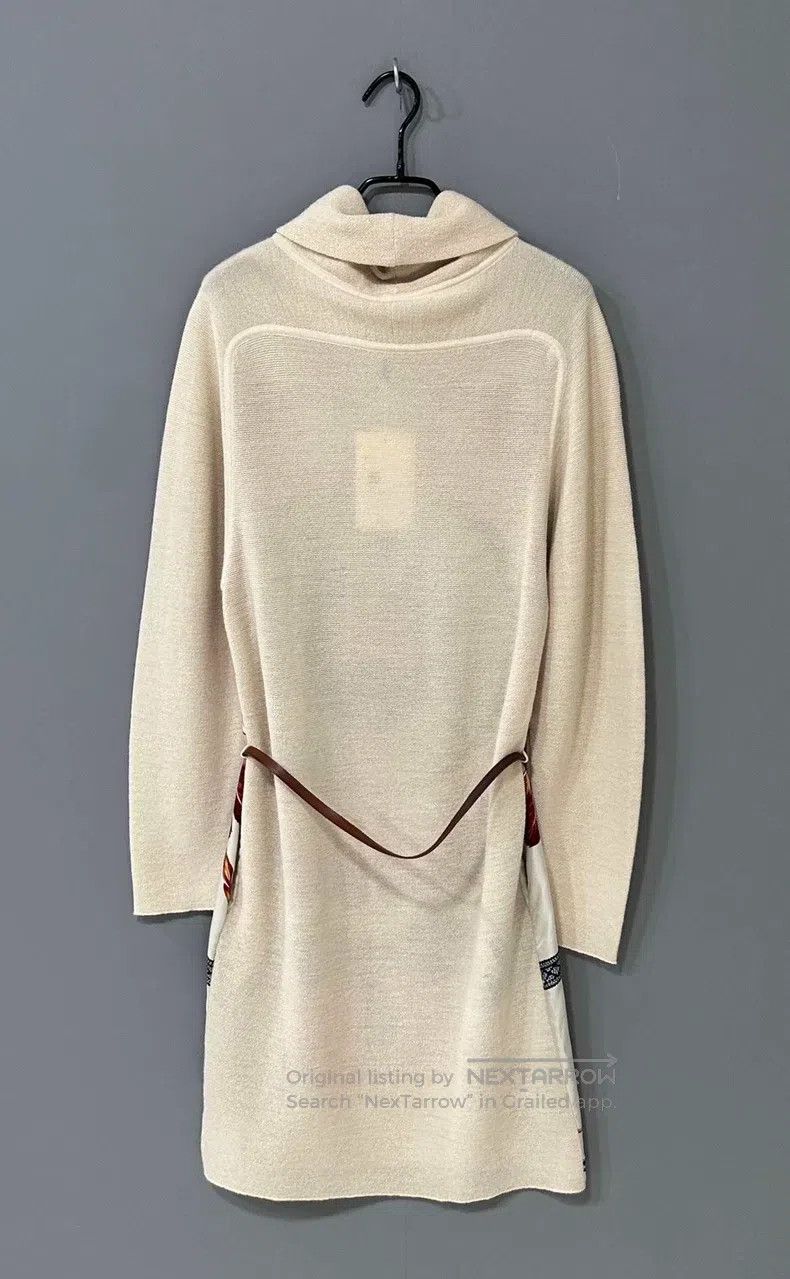Hermes Hermes Silk Alpaca Wool Patchwork Dress Size XS / US 0-2 / IT 36-38 - 3 Thumbnail