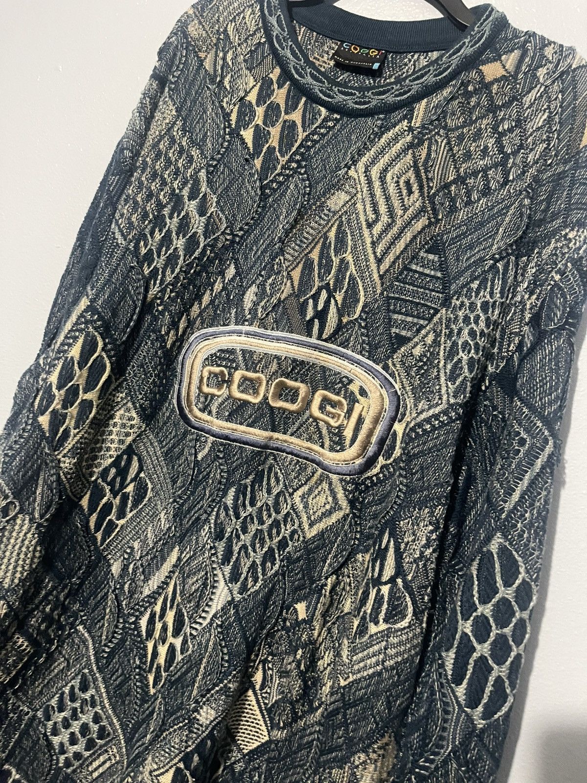 Coogi 90s Coogi Spell-out Sweater Made in Australia Size US XXL / EU 58 / 5 - 8 Thumbnail