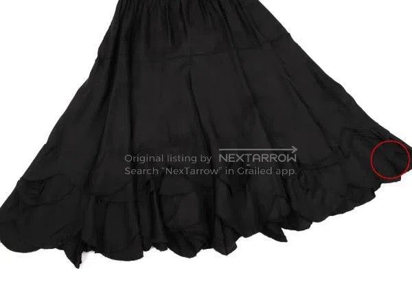 Comme des Garcons Comme des Garcons size S Black vintage design skirt Size 25" / US 0 / IT 36 - 6 Thumbnail