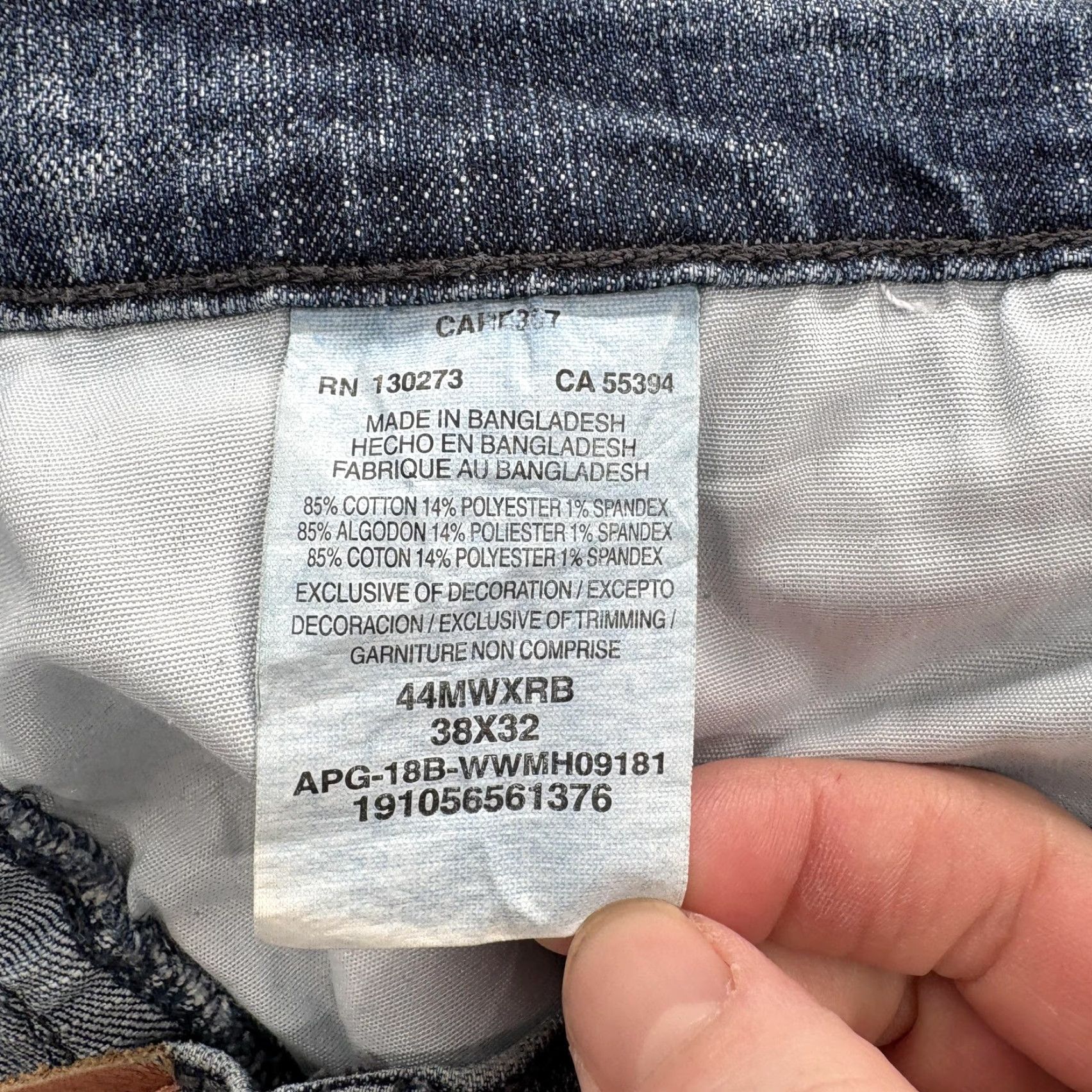 Wrangler Wrangler 20X Slim Straight Jeans Mens 38x32 Blue Denim Stretch 44 Western Style McCowboy Southwestern Pockets Zip Vegetables? Size US 38 / EU 54 - 5 Thumbnail