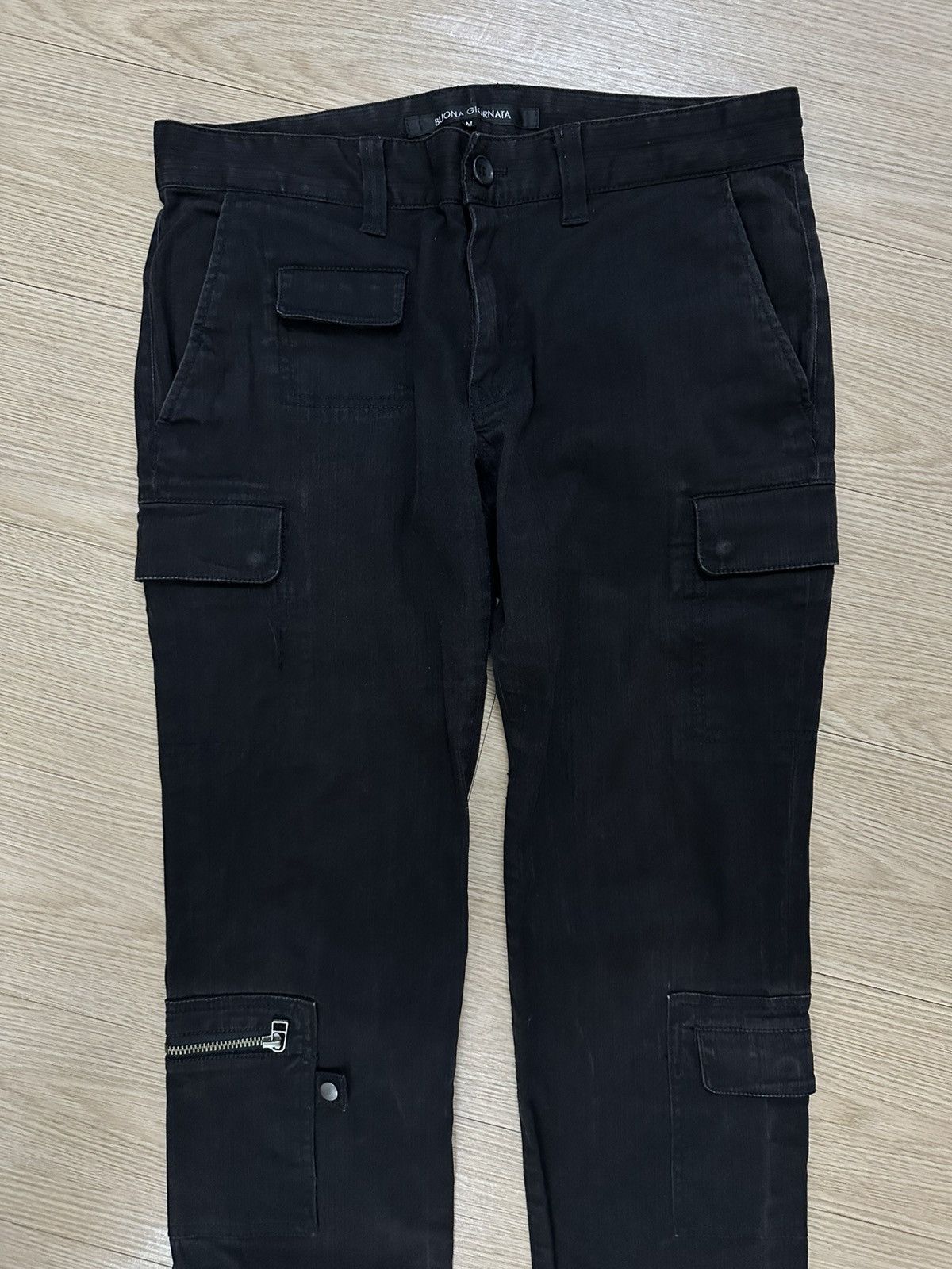 If Six Was Nine × Japanese Brand × Le Grande Bleu (L.G.B.) Rare Buona Giornata Tactical Multi Pocket Zipper Cargo Pants Size US 30 / EU 46 - 3 Thumbnail
