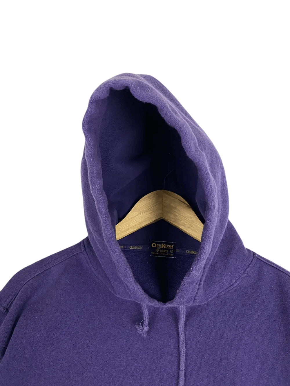 Oshkosh × Vintage Vintage OshKosh Hoodie Pullover Plain Size US L / EU 52-54 / 3 - 3 Thumbnail