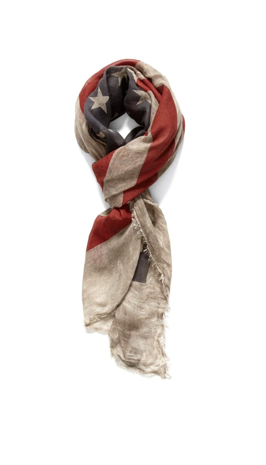 John Varvatos American Flag Scarf Size ONE SIZE - 3 Thumbnail